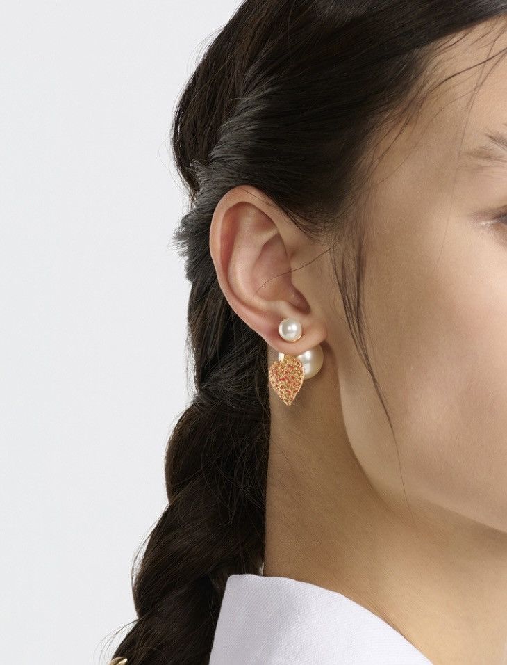 Dior Dior DIORAMOUR DIOR TRIBALES EARRINGS Gold-Finish Metal Size ONE SIZE - 2 Thumbnail