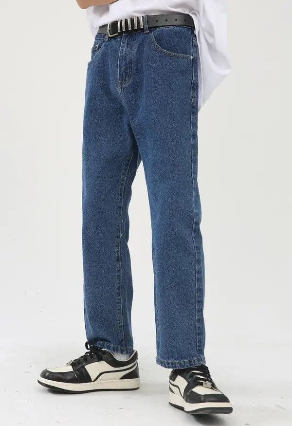 Japanese Brand Megumi x Mayu Blue trendy casual straight jeans Size US 32 / EU 48 - 3 Thumbnail