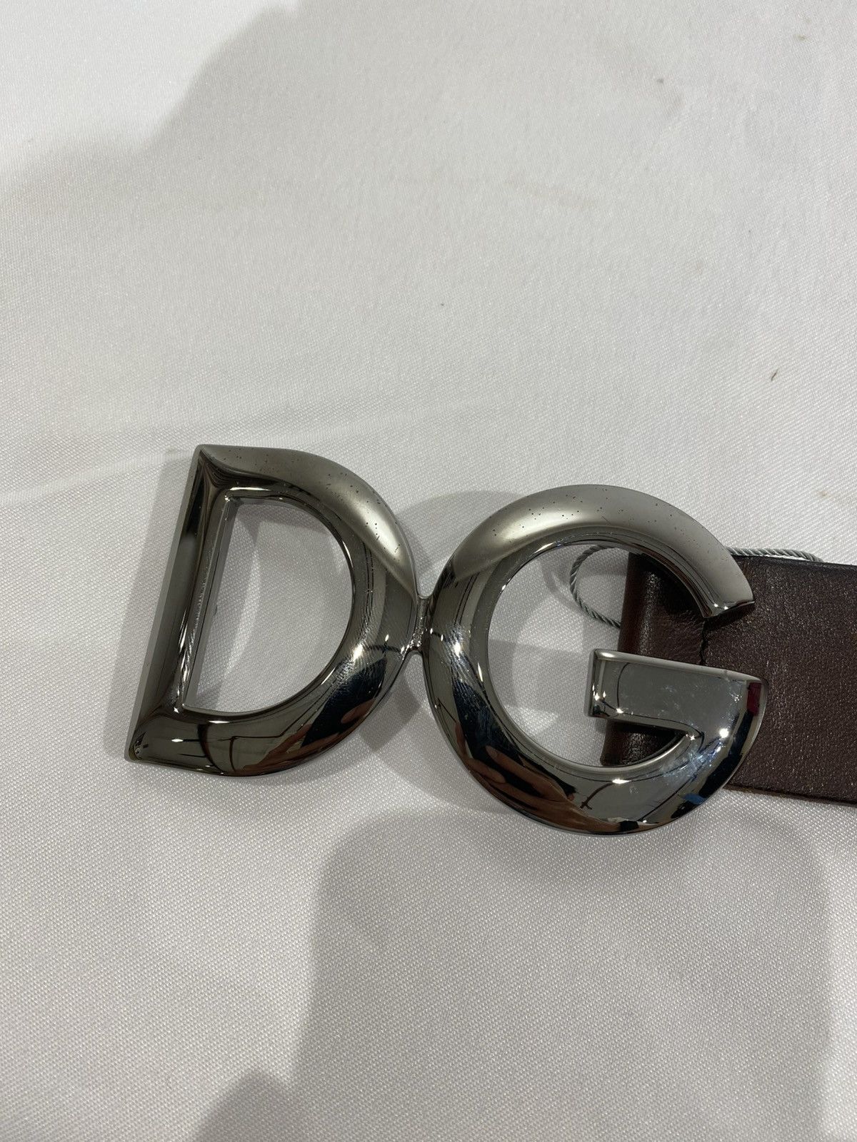 Dolce & Gabbana DOLCE & GABBANA LOGO BUCKLED BELT 36 to 40 Size 36 - 10 Thumbnail