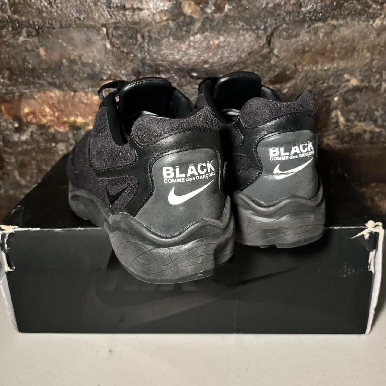 Comme des Garcons Comme Des Garçons x Nike Air Zoom CDG Black Sneakers Size US 8 / EU 41 - 2 Thumbnail
