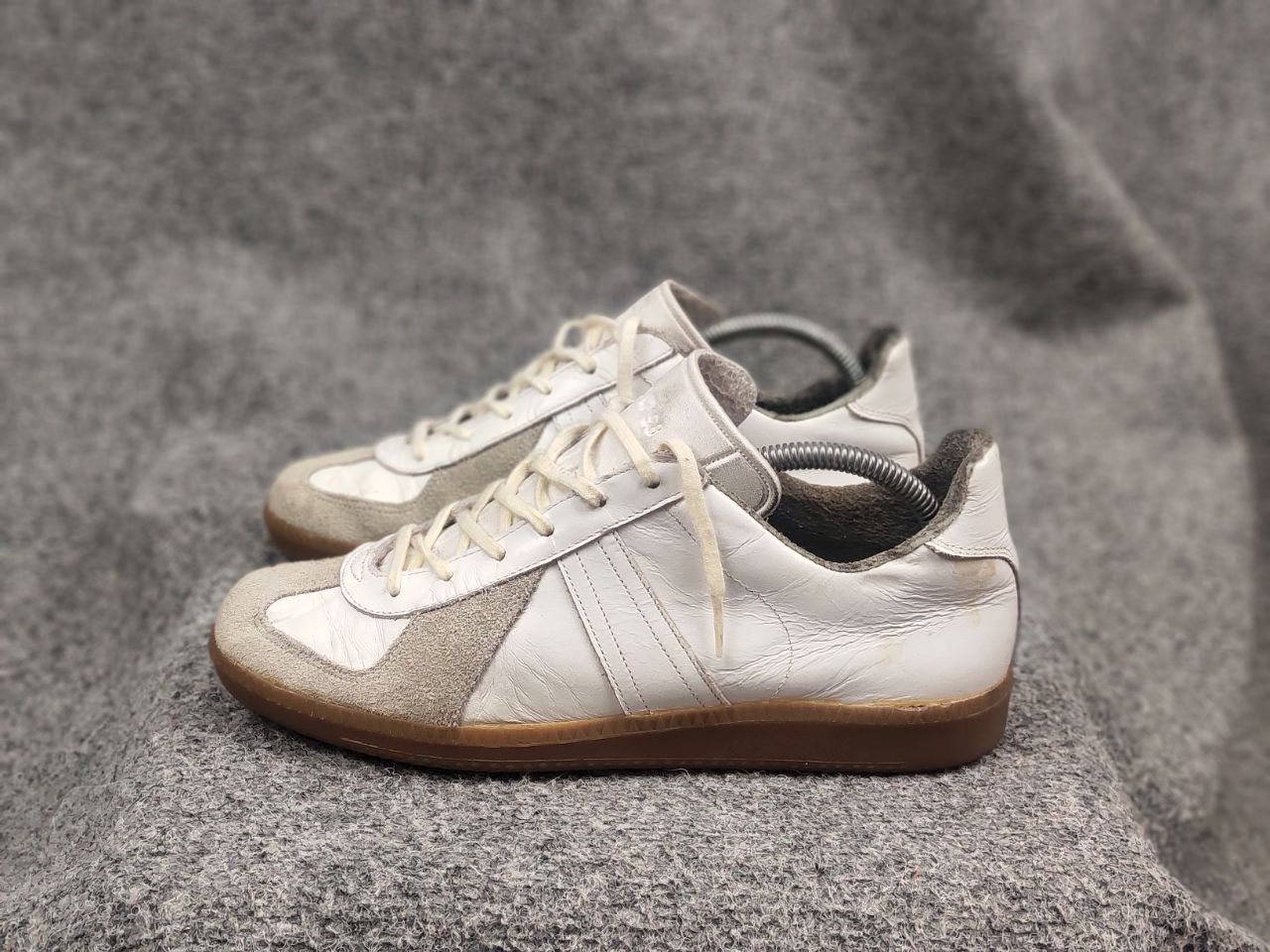 Vintage Vintage Army BW Sport Leather Low Sneakers Margiela Replica Size US 8 / EU 41 - 10 Thumbnail