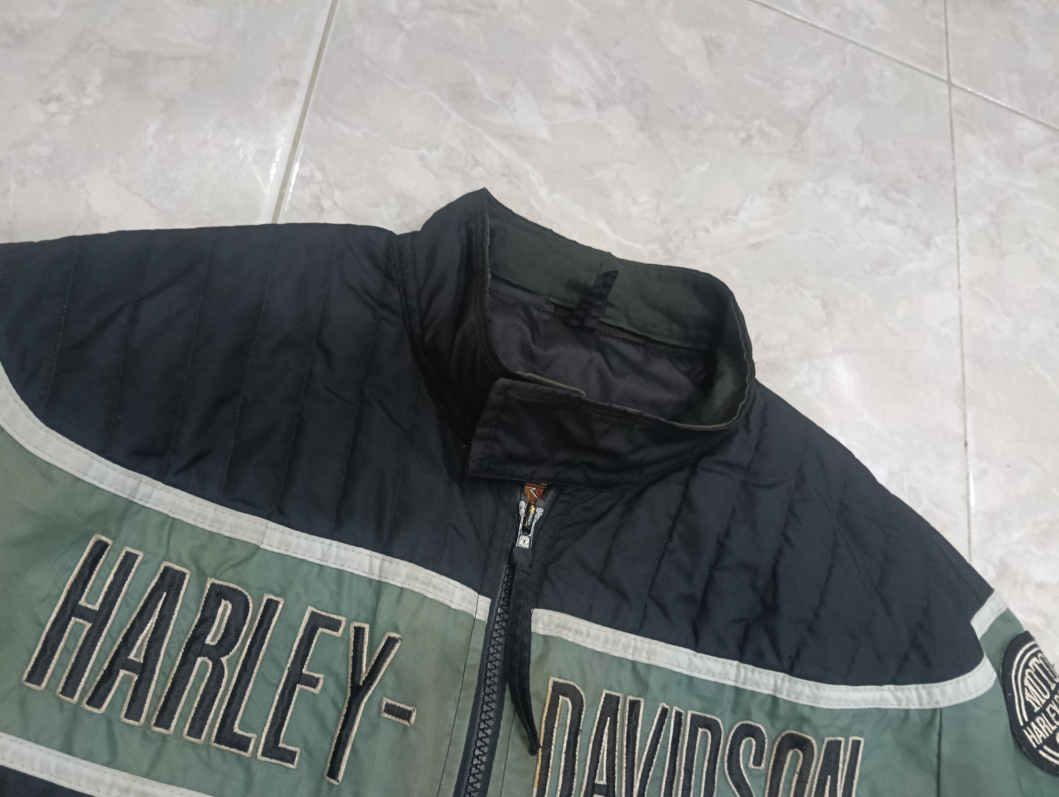 Harley Davidson Vintage Harley Davidson Bomber Jacket Size US XL / EU 56 / 4 - 6 Thumbnail