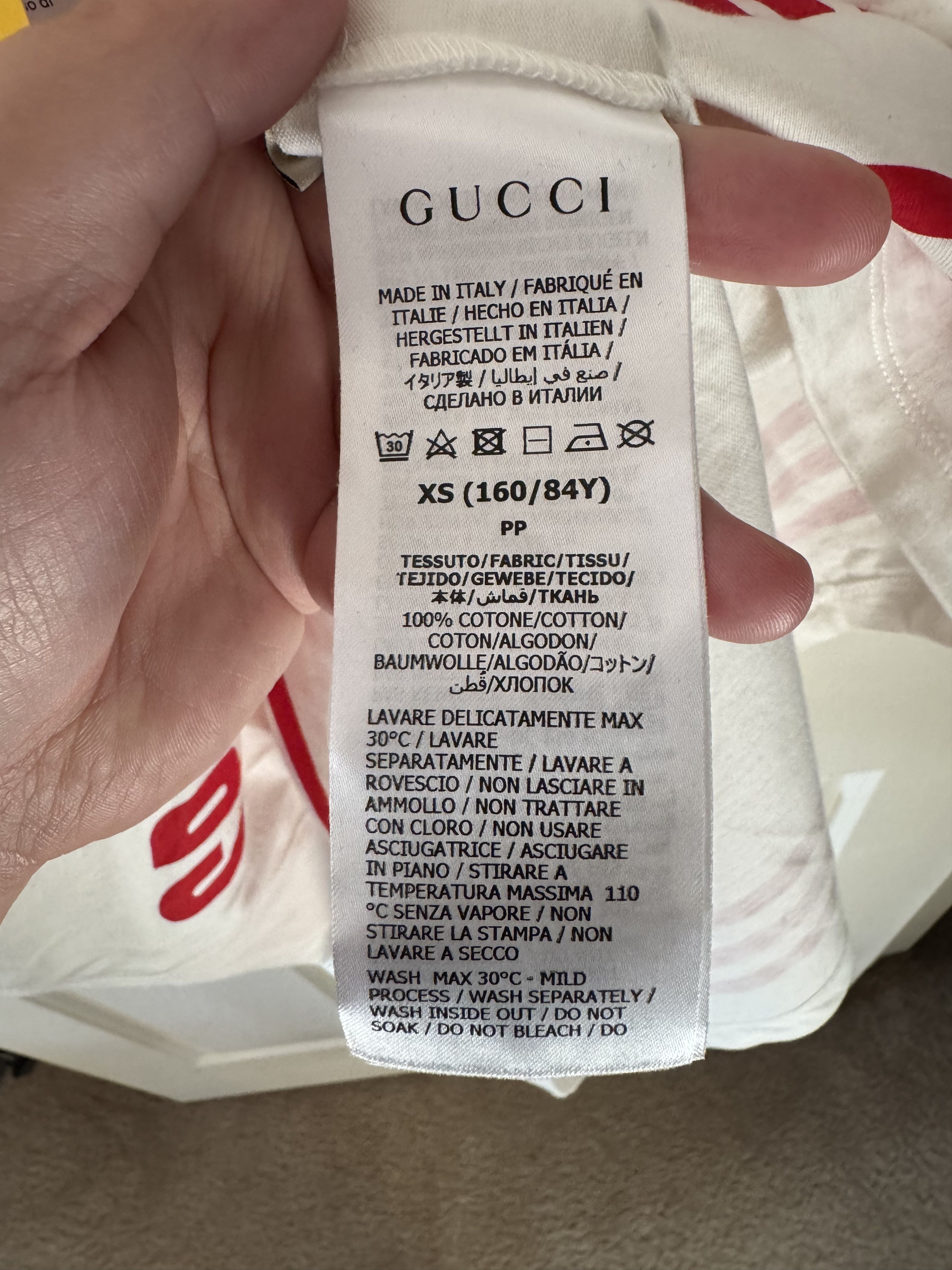 Gucci NEW GUCCI X ADIDAS SPECULUM MAJUS T-SHIRT (SZ XS OVERSIZD) Size US M / EU 48-50 / 2 - 7 Thumbnail