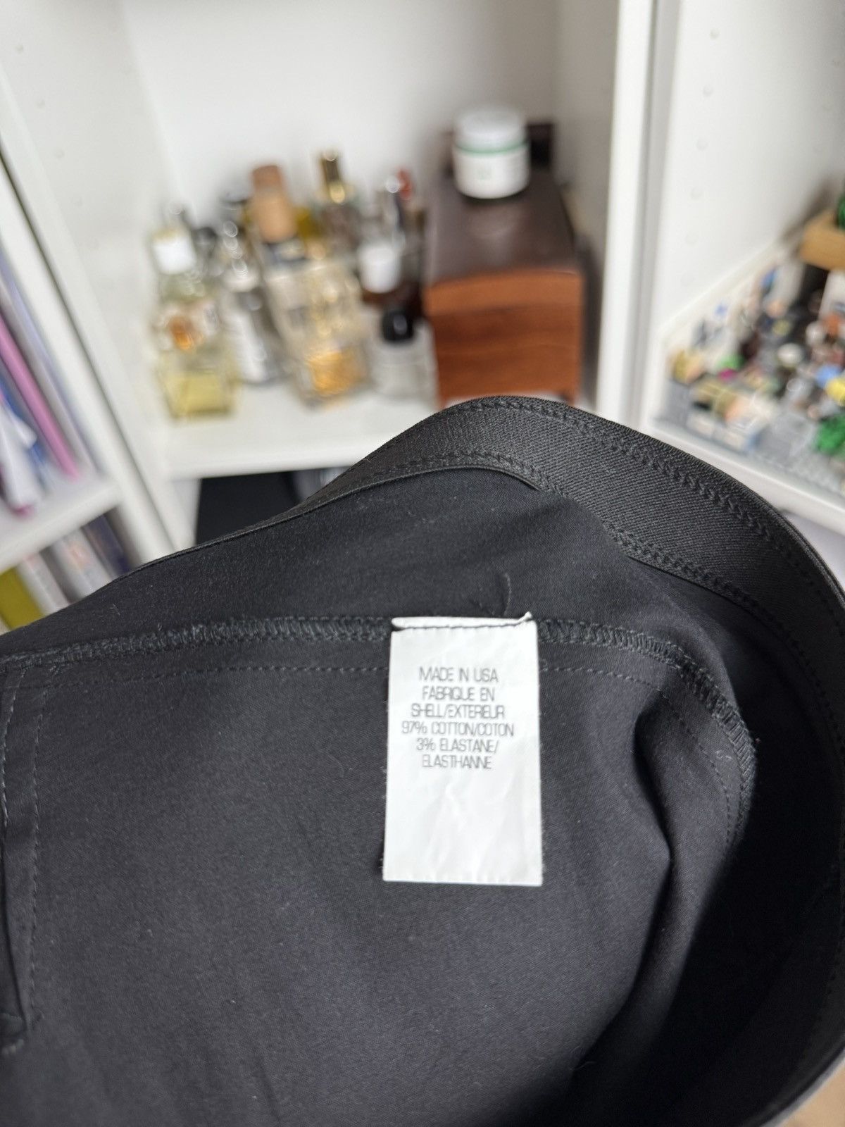 Designer × Helmut Lang Helmut Lang black basic leggings pants M archive opium y2k Size 31" - 4 Thumbnail