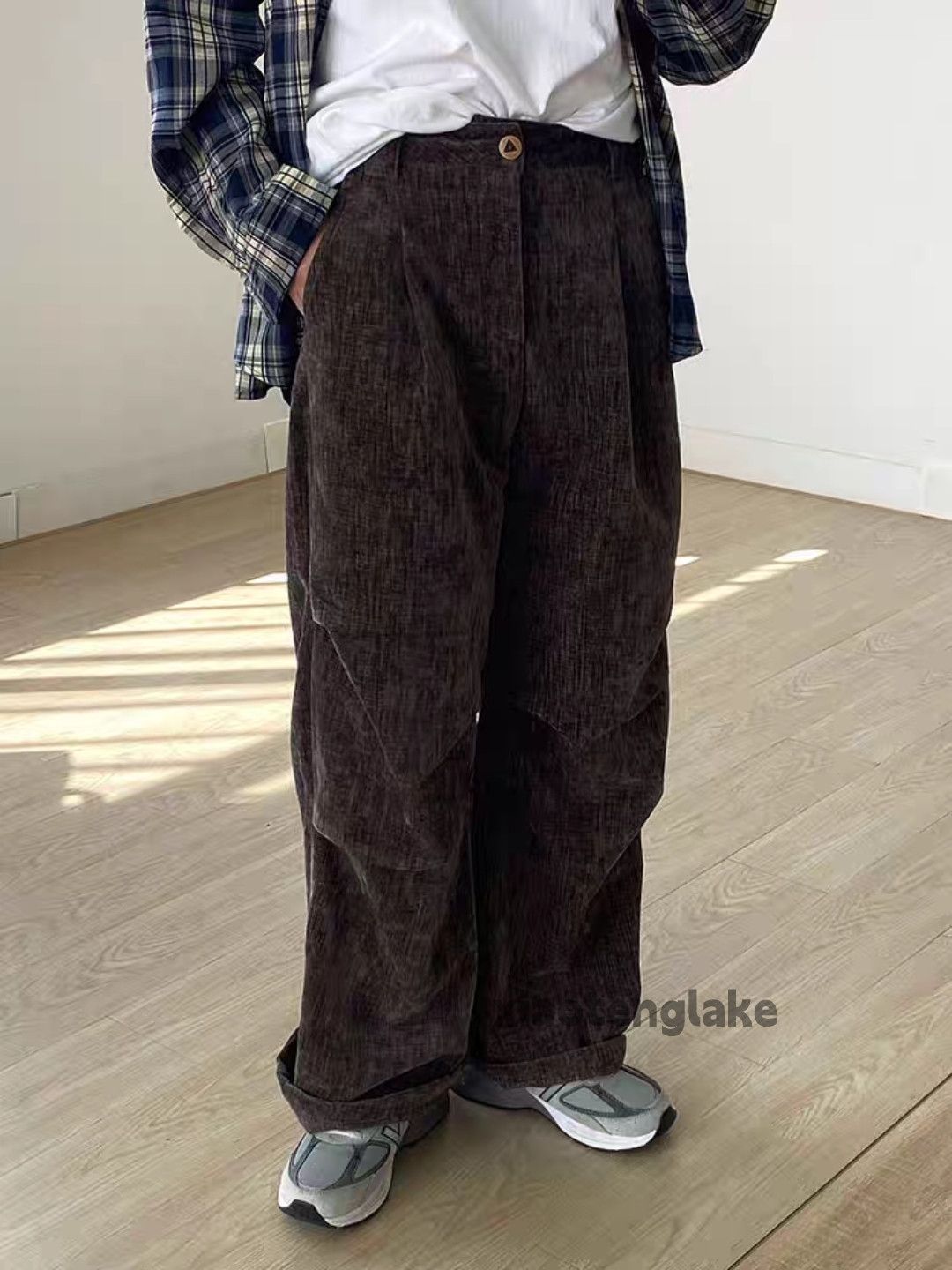 Vintage ltx utility loose baggy pleated yuppie cleanfit pants Size US 34 / EU 50 - 2 Thumbnail