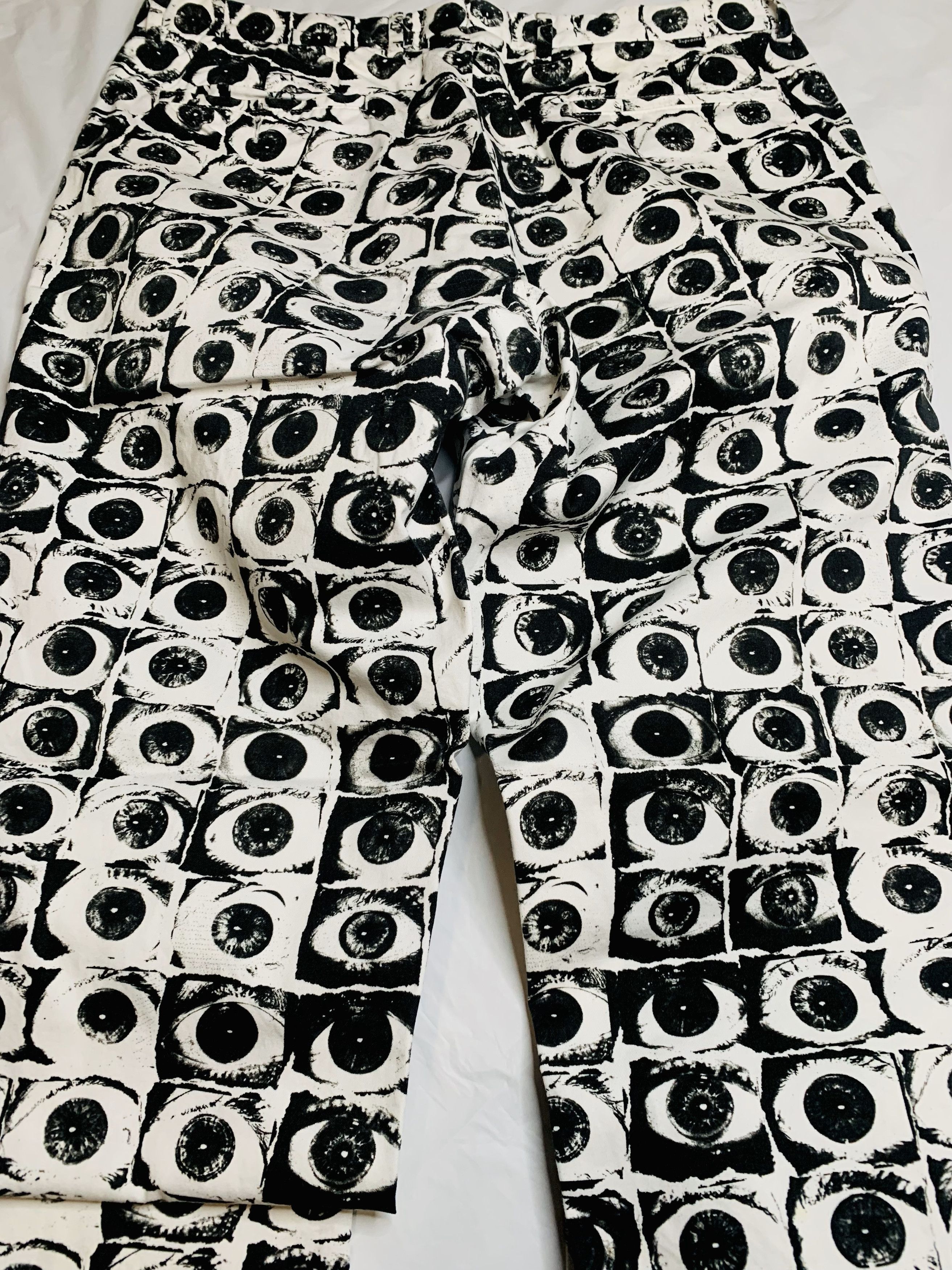 Supreme Supreme SS17 CDG Eyes Trousers (32) Size US 32 / EU 48 - 6 Thumbnail