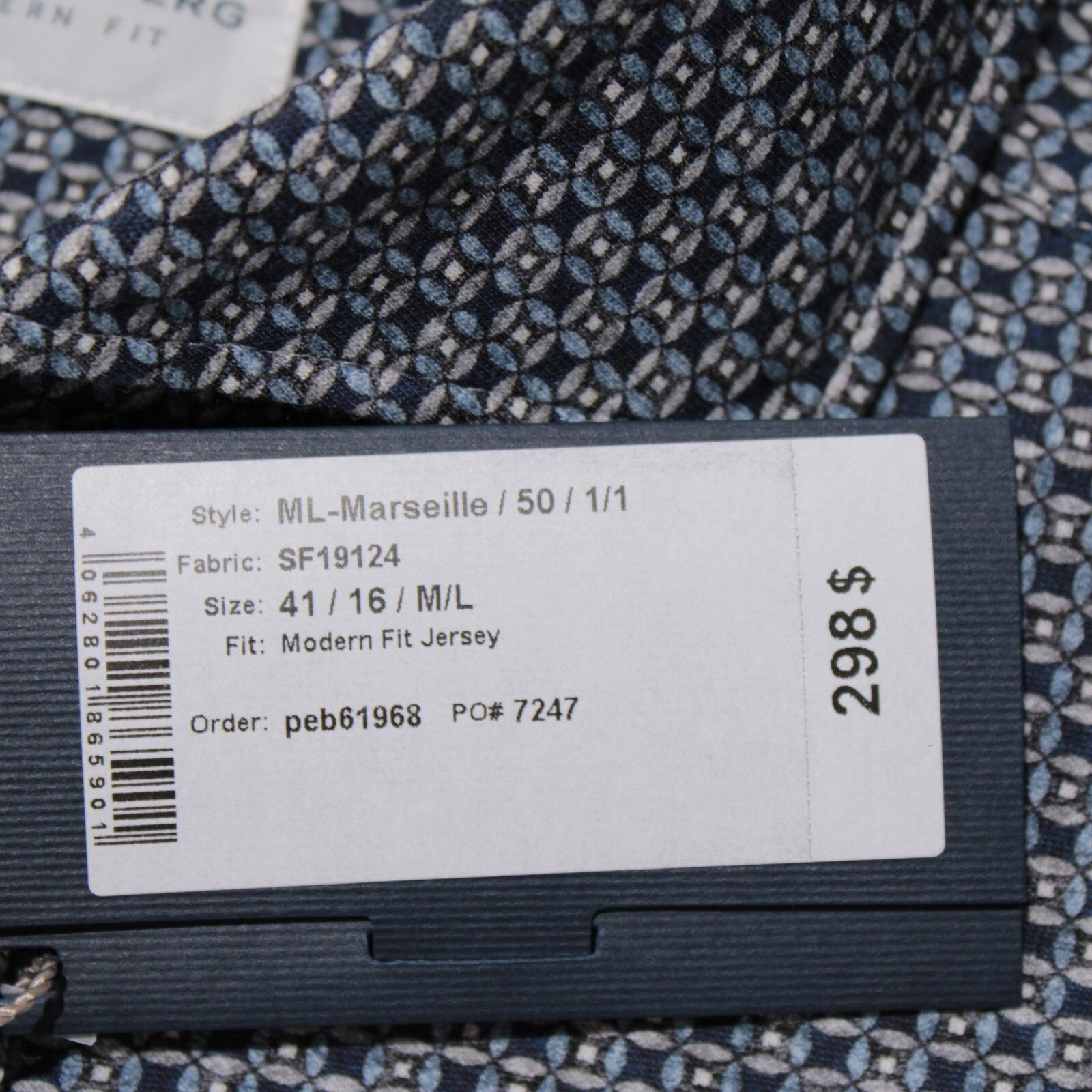 Other Emanuel Berg New with tags Shirt Size L US In Blue Size US L / EU 52-54 / 3 - 7 Thumbnail