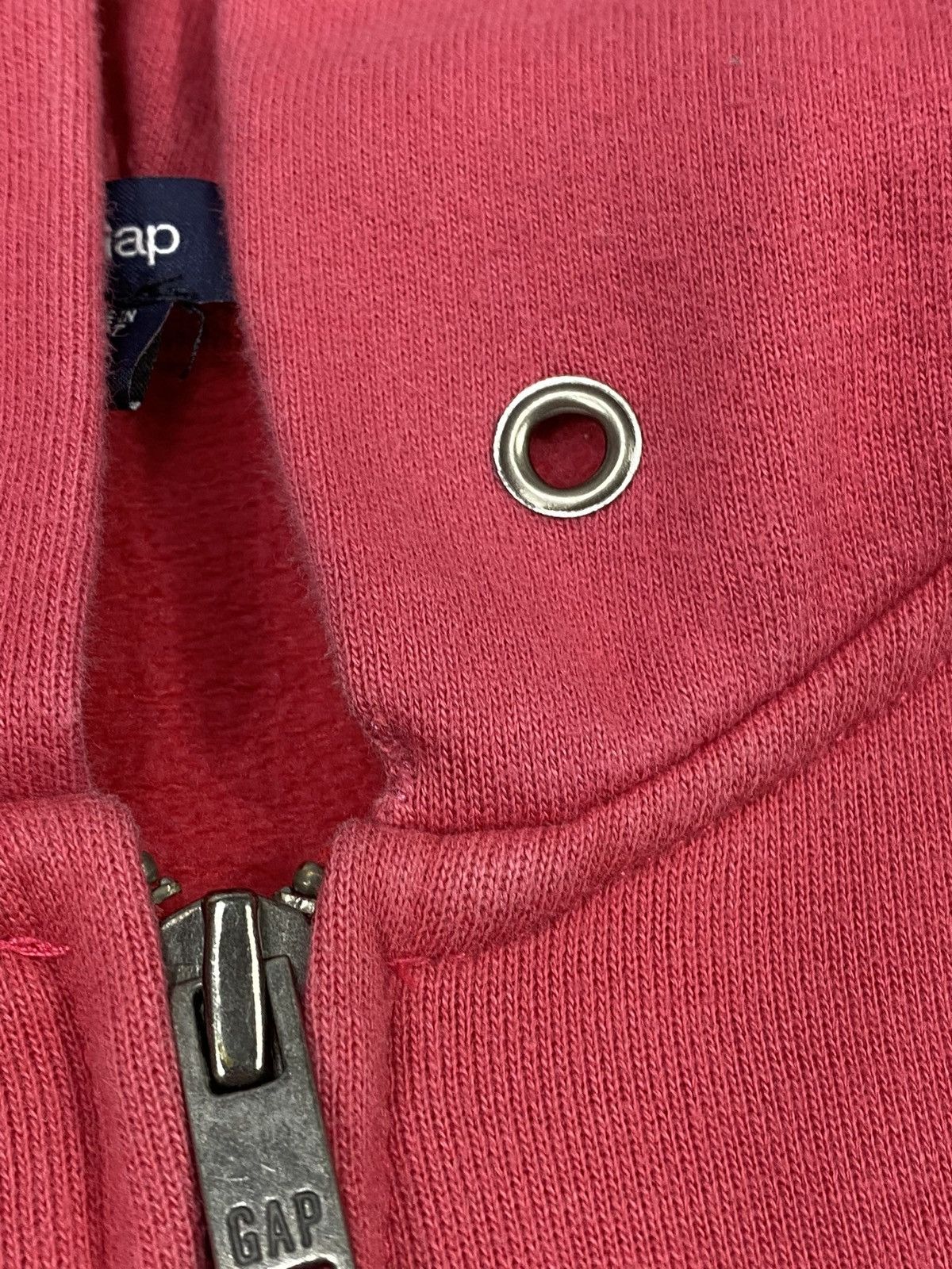 Gap Y2K Gap Zip Pink Hoodie Size L / US 10 / IT 46 - 6 Thumbnail