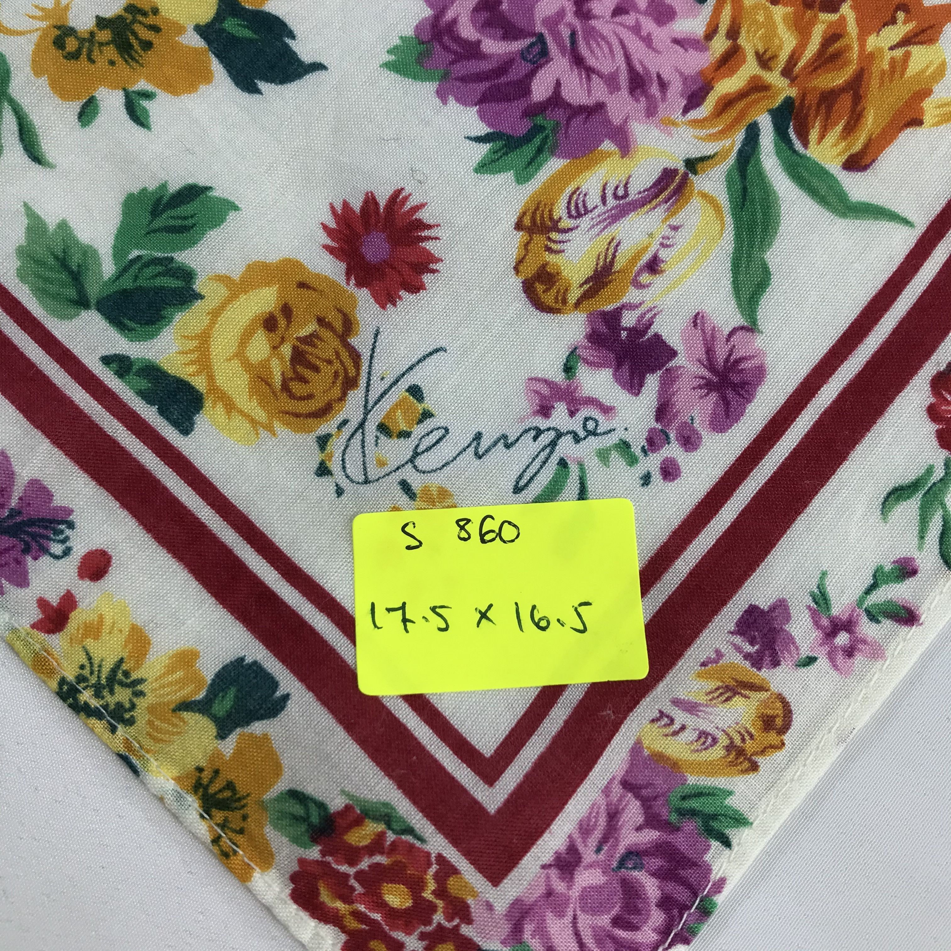 Kenzo Bandana / Handkerchief / Neckerchief - S860