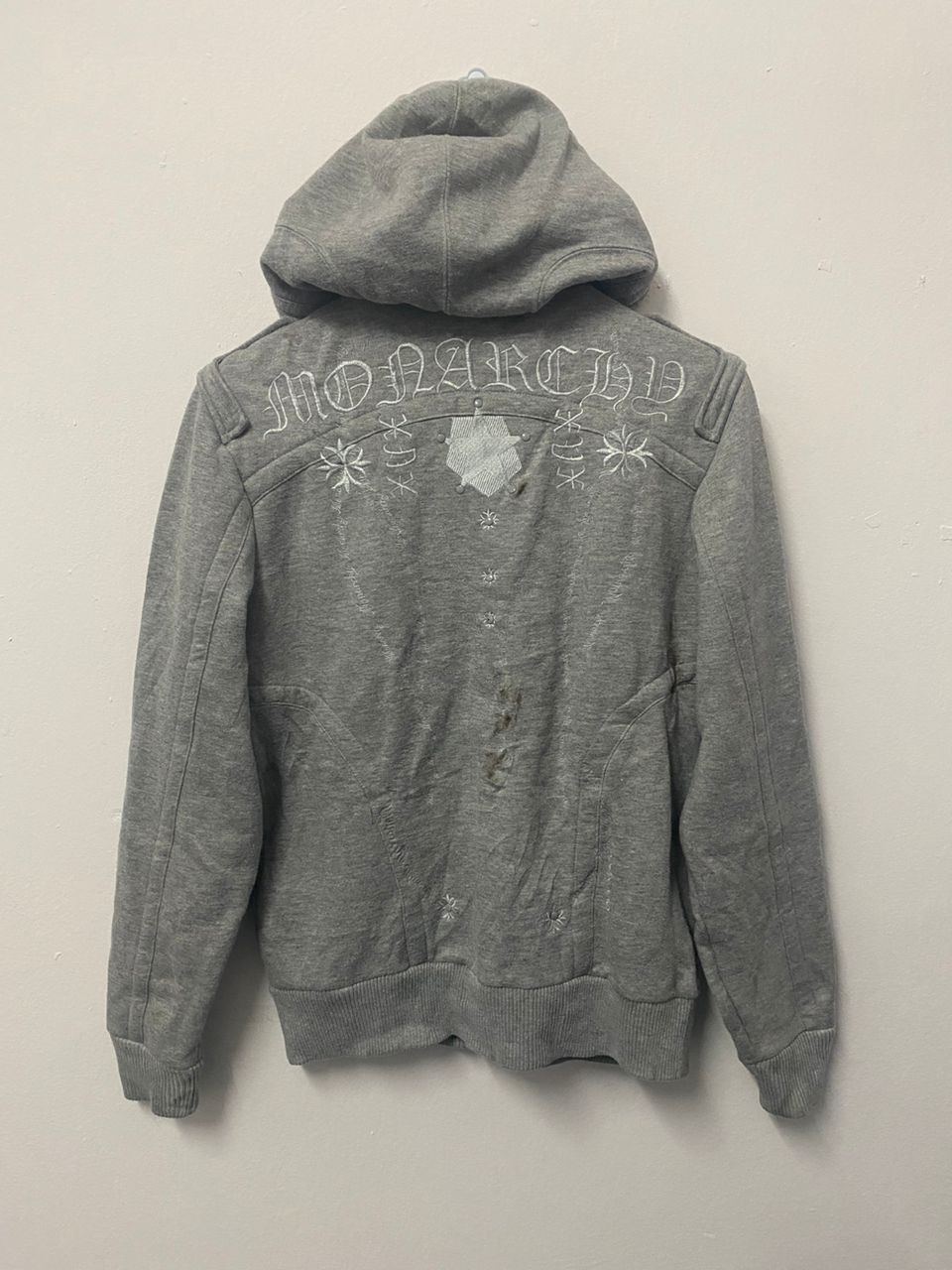 Monarchy × Vintage Vintage Monarchy Collection Sweater Hoodie Outerwear Size US S / EU 44-46 / 1 - 2 Thumbnail