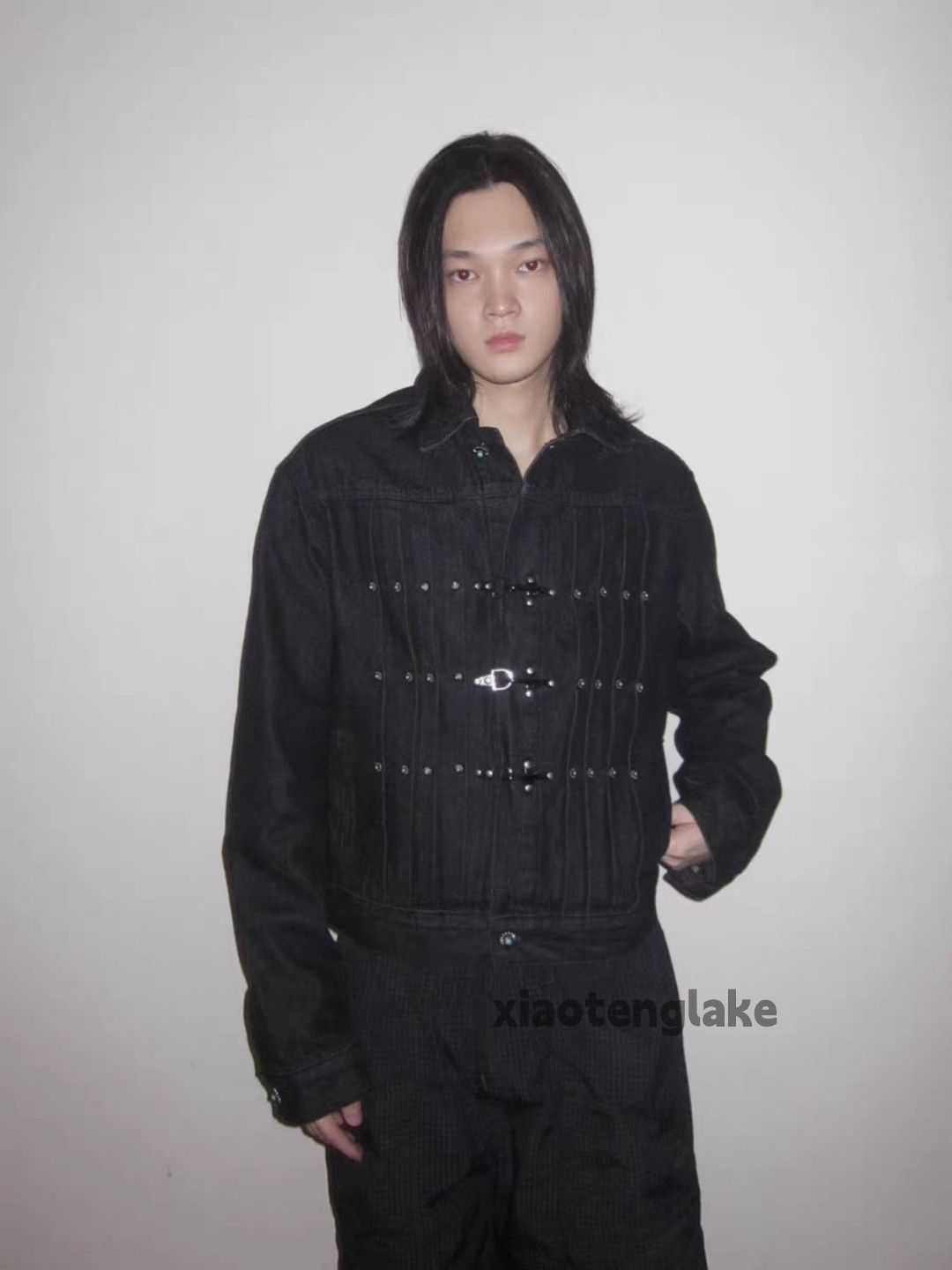 Vintage Utility punk yuppie grunge skate hiphop denim jacket Size US XL / EU 56 / 4 - 6 Thumbnail