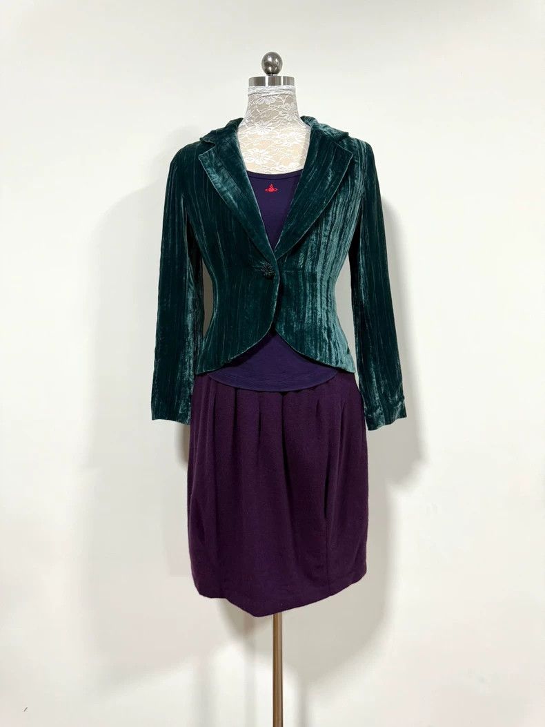 Vivienne Westwood Vivienne Westwood size2 Purple orb embroidered seven-quarte Size M / US 6-8 / IT 42-44 - 7 Thumbnail