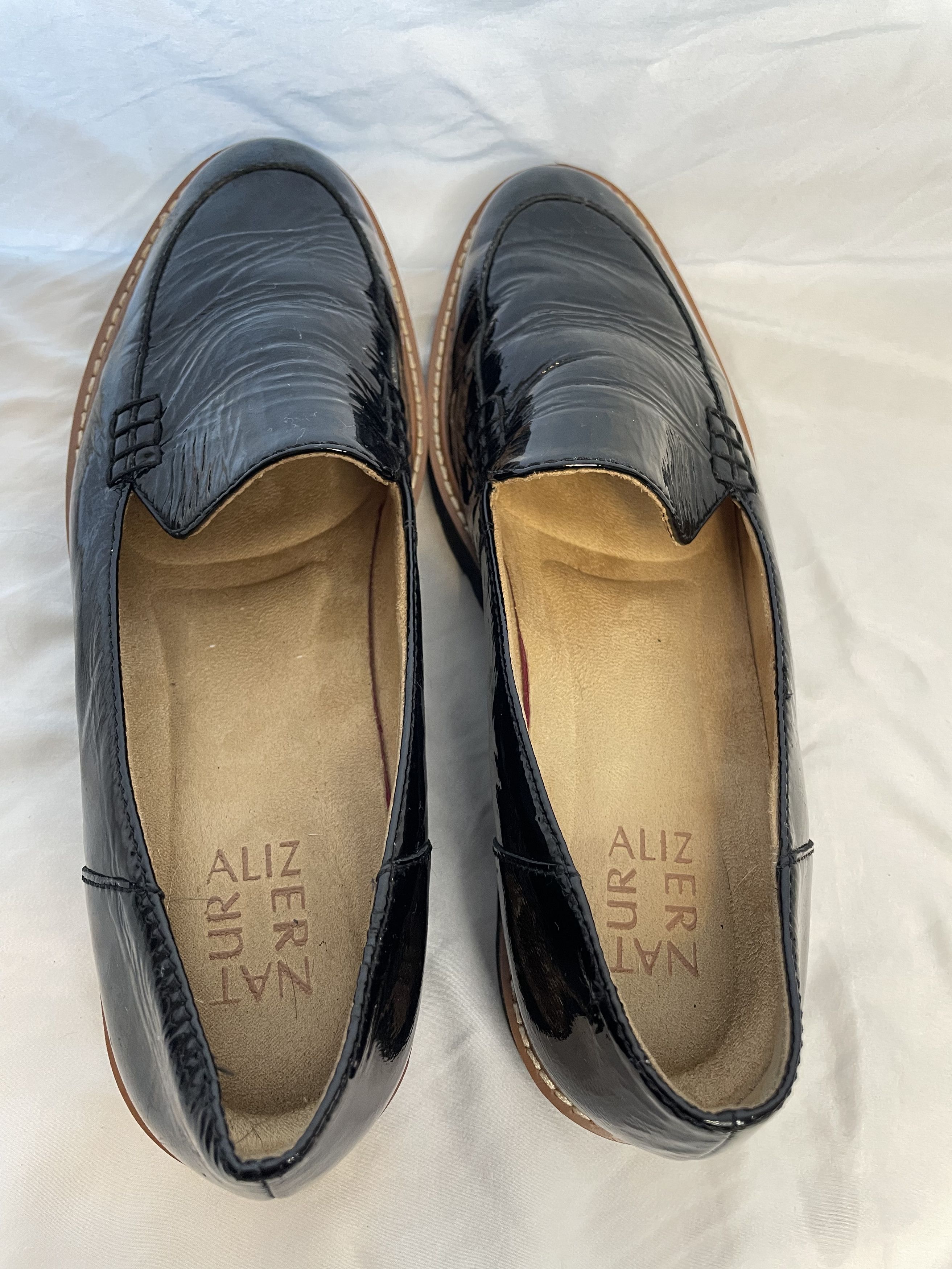 Naturalizer Naturalizer Patent Leather Driving Moccasin Loafer Shoes Size US 8 / IT 38 - 4 Thumbnail