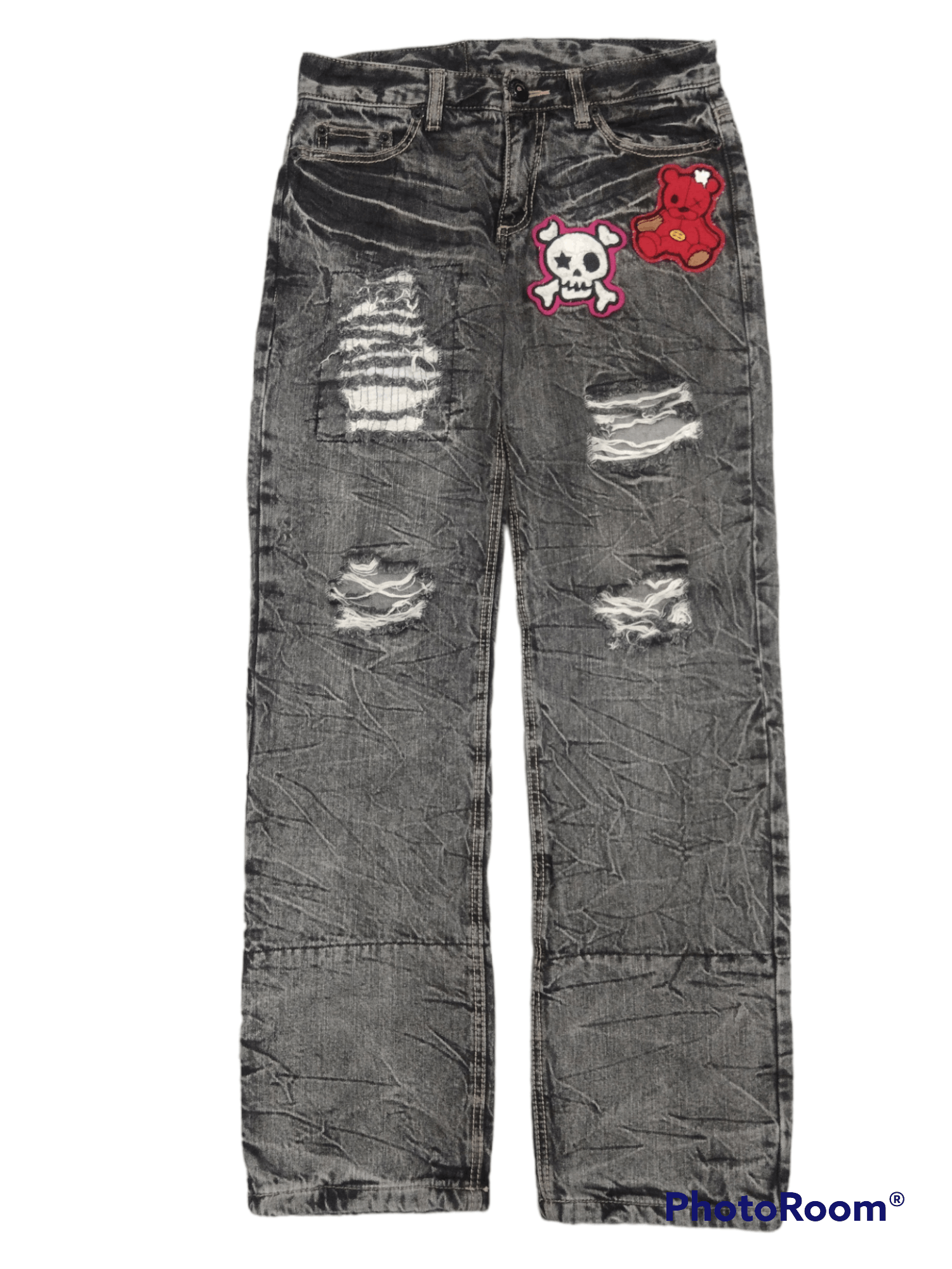 Other SiCK RIPED BACK&FORTH DENIM PANTS Size US 30 / EU 46 - 1 Thumbnail