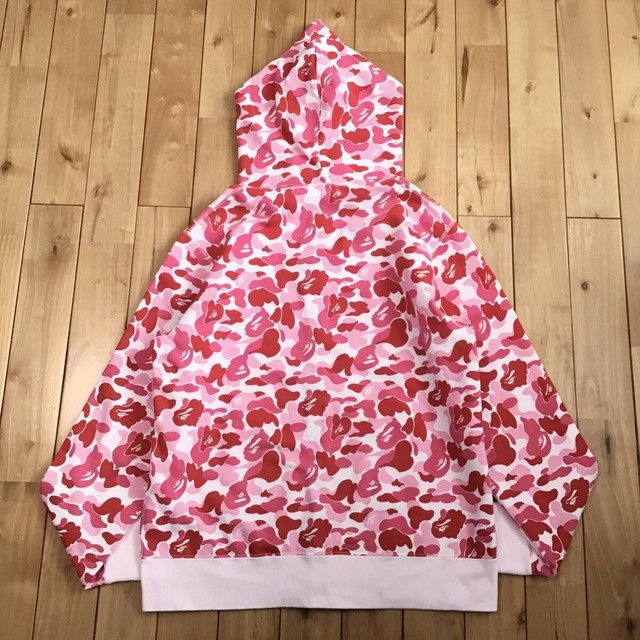 Bape BAPE LOGO ABC camo pink full zip hoodie a bathing ape Size US L / EU 52-54 / 3 - 3 Thumbnail