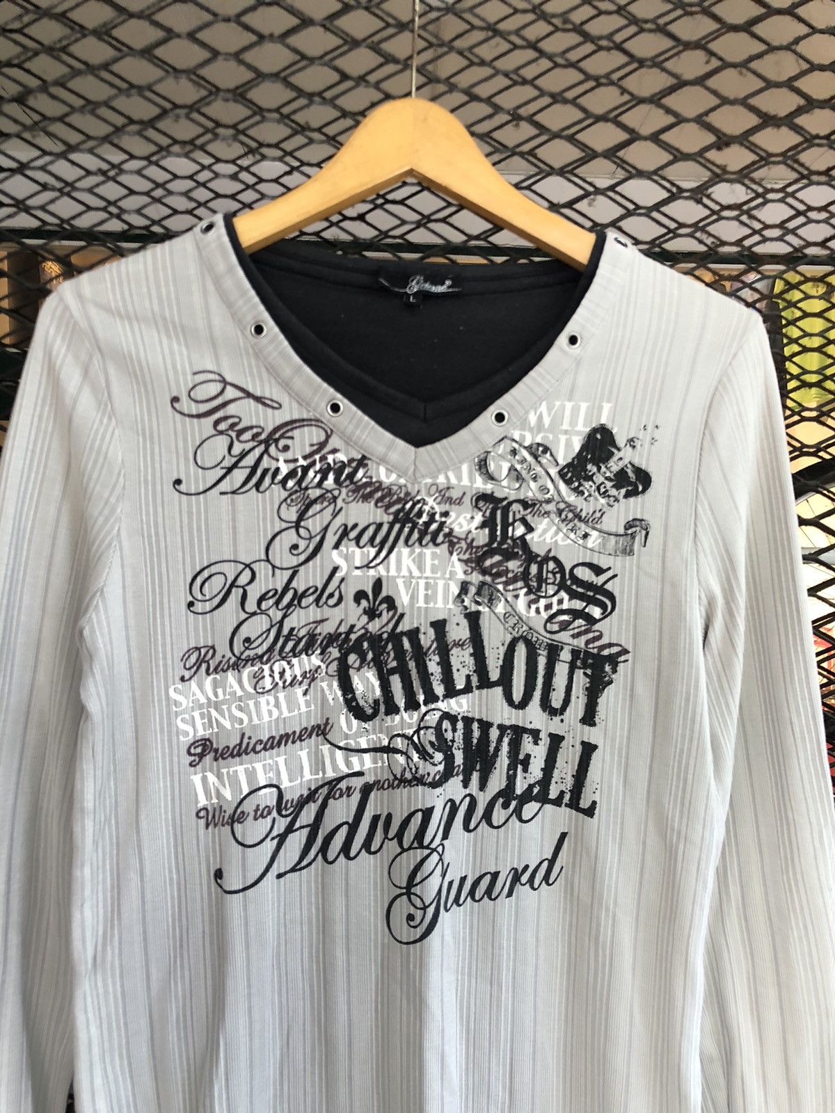 If Six Was Nine × Japanese Brand × Le Grande Bleu (L.G.B.) JAPANESE SJELEONE POEM DOUBLE LAYER LONG SLEEVE LGBSTYLE Size US L / EU 52-54 / 3 - 3 Thumbnail