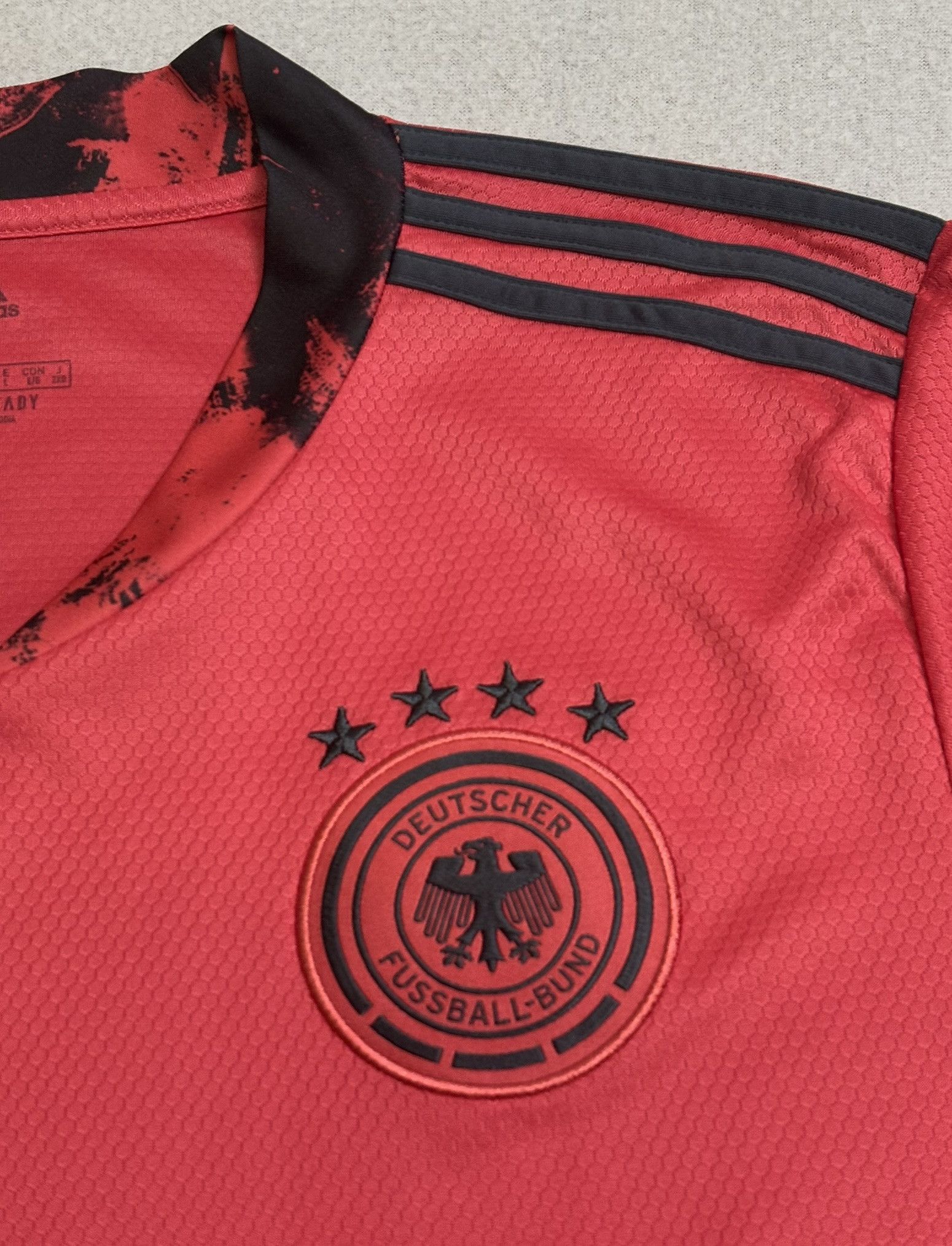 Adidas Germany 2020 Adidas Goalkeeper Jersey Red Size L Size US L / EU 52-54 / 3 - 8 Thumbnail