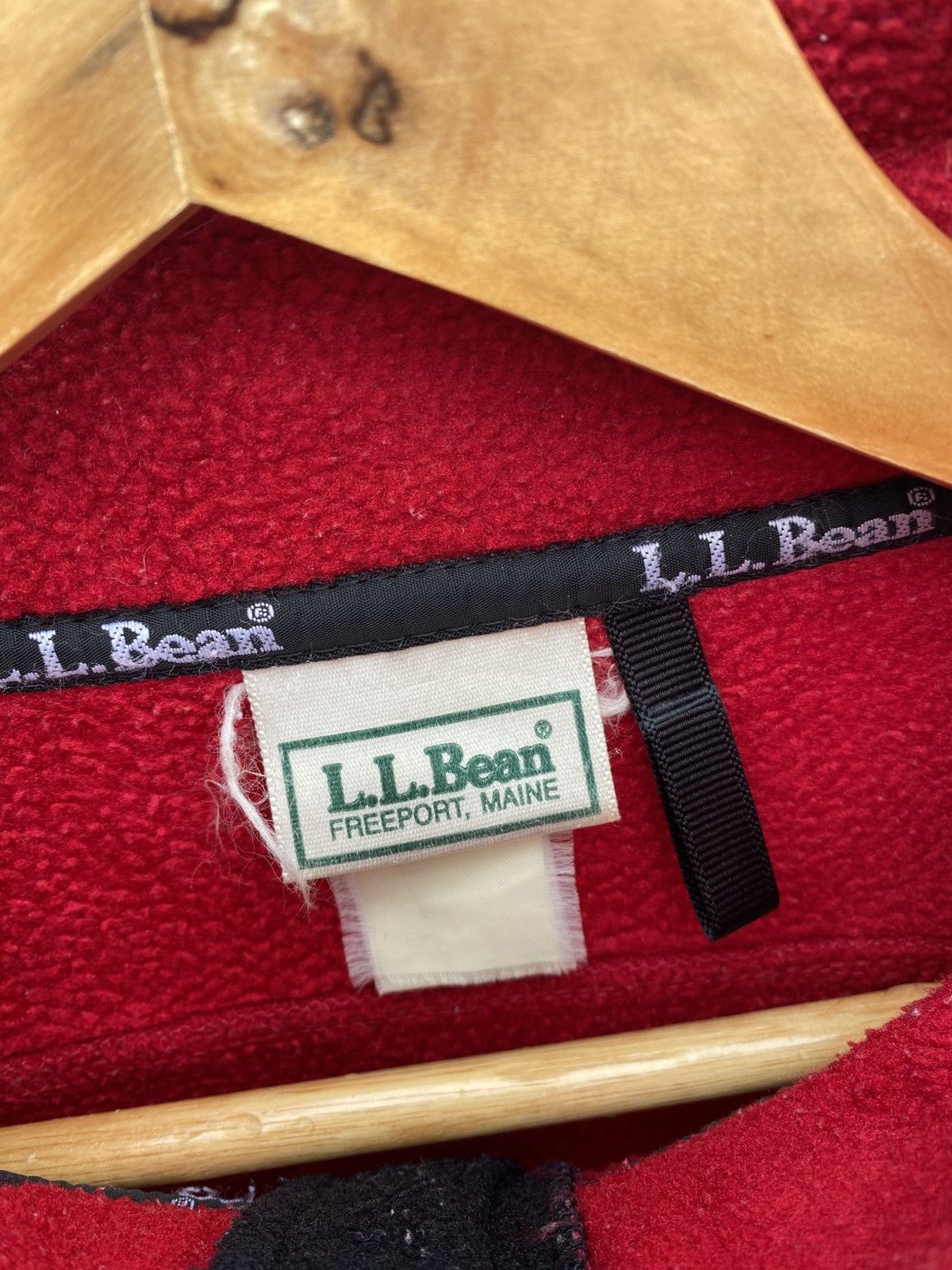 L.L. Bean × Vintage L.L.Bean FREEPORT MAINE autumn winter fleece Size US L / EU 52-54 / 3 - 7 Thumbnail