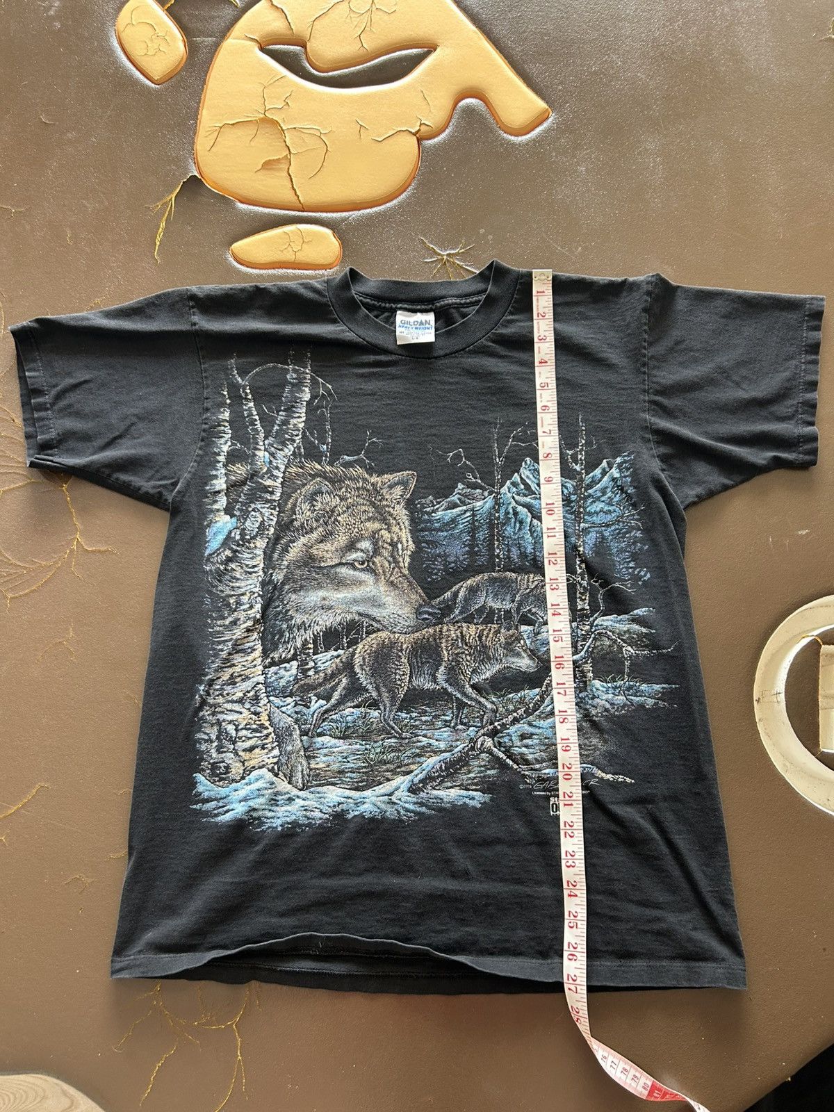 Vintage Vintage Nature Wolves Tee Black Size US L / EU 52-54 / 3 - 6 Thumbnail