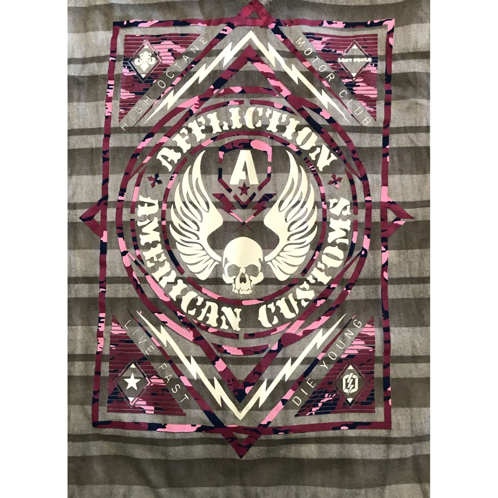 Affliction Affliction Shirt Women M V-Neck Gray B583 S/S Short Sleeve M Size M / US 6-8 / IT 42-44 - 5 Thumbnail