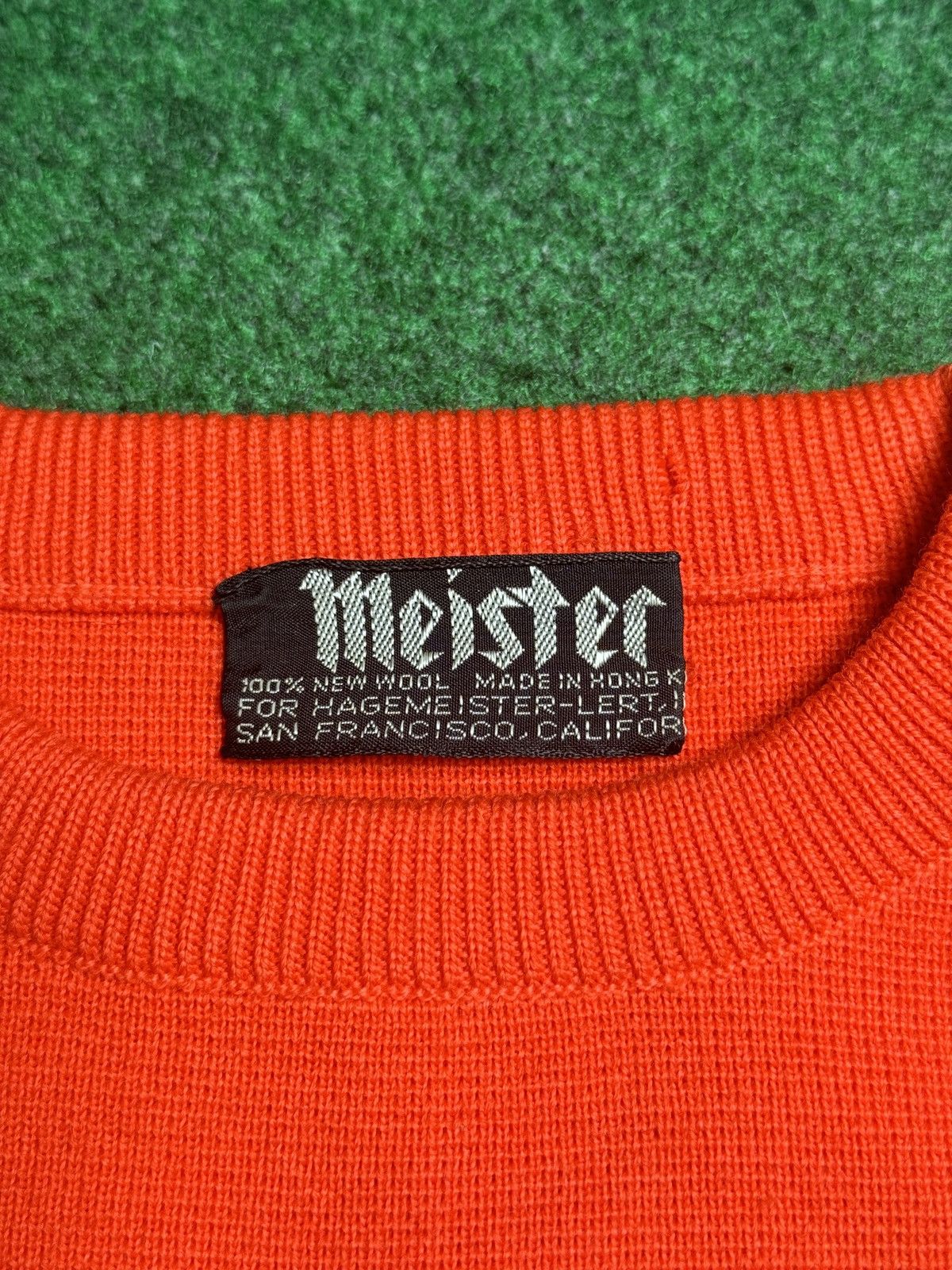 Vintage Vintage 60s 70s Meister Wool Retro Pullover Sweater Size US S / EU 44-46 / 1 - 3 Thumbnail