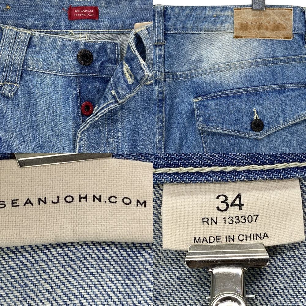 Sean John Sean John Hip Hop Skateboard Jeans Embroided Baggy Jeans Size US 34 / EU 50 - 7 Thumbnail