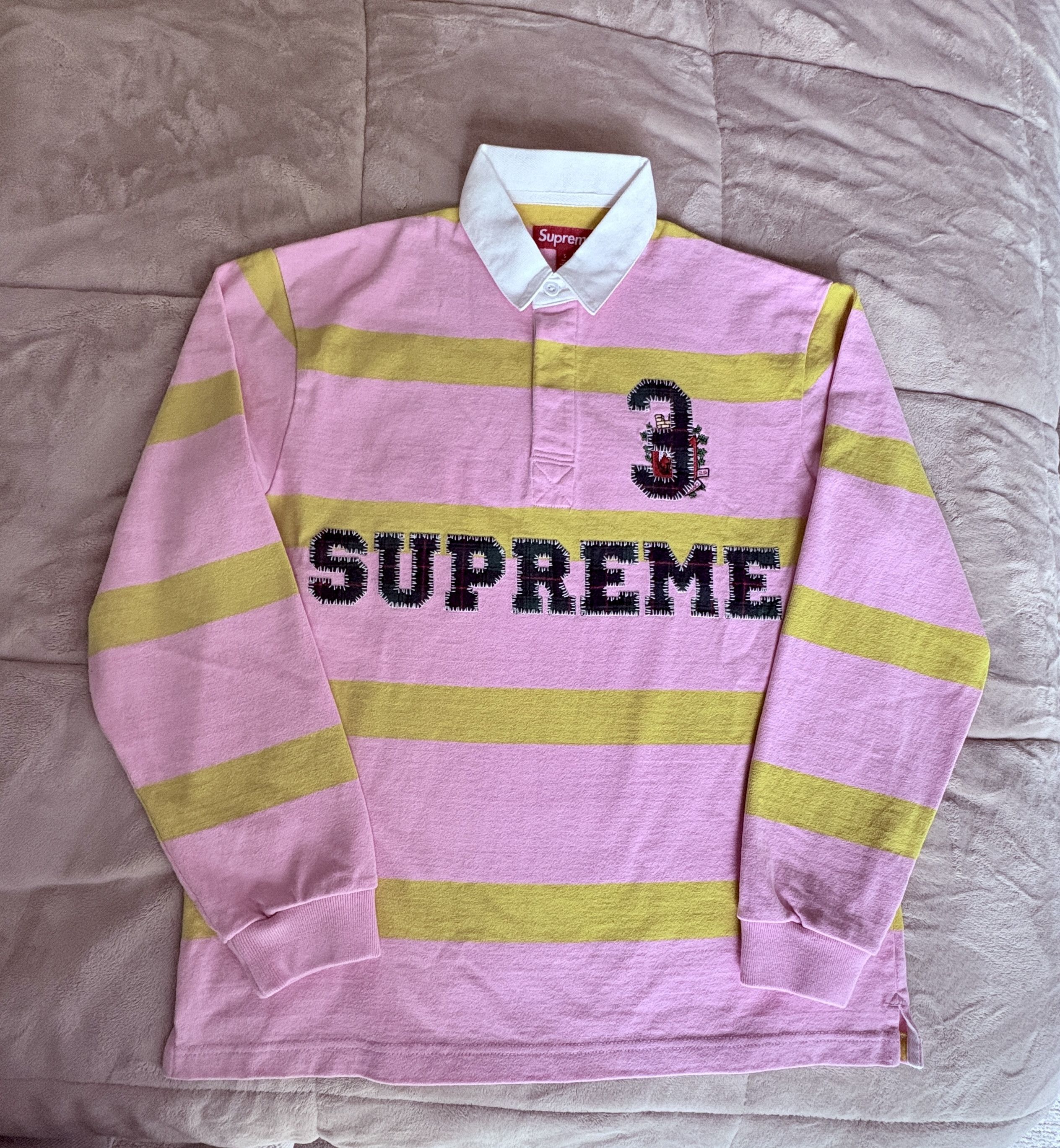 ウェア Supreme rose rugby shirt ウェア Supreme rose rugby shirt Supreme Rose Rugby (FW23) - 8