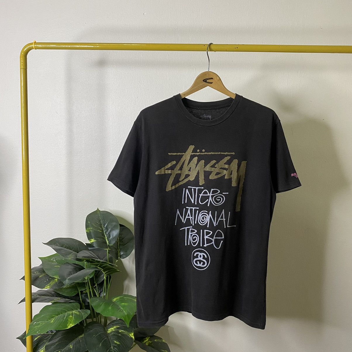 【OLD STUSSY】Stussy California Ringer Tee Streetwear × Stussy × Vintage VINTAGE 90S STUSSY RINGER TEE