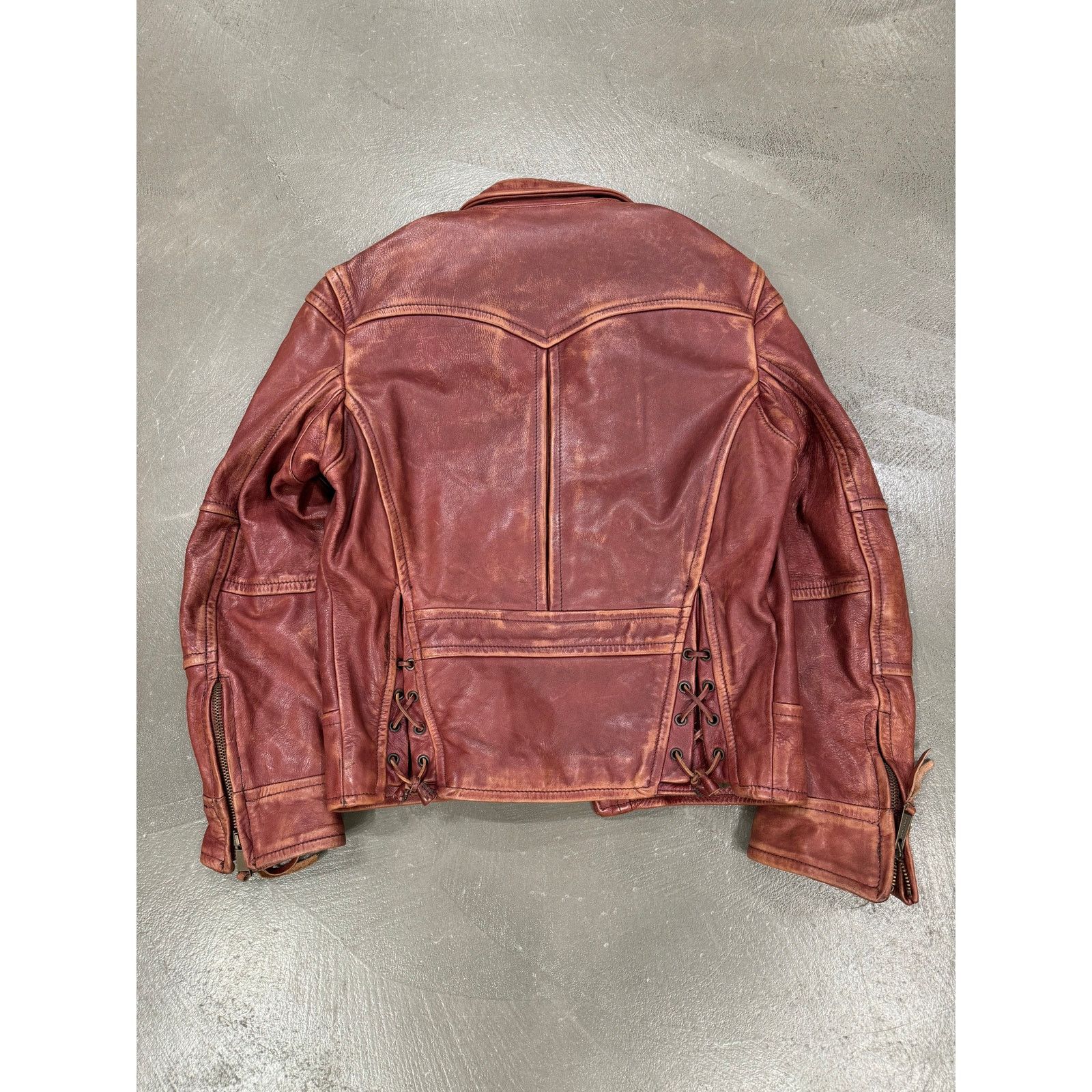 Dsquared2 A/W2004 Dsquared2 runway faded leather jacket Size US L / EU 52-54 / 3 - 4 Thumbnail
