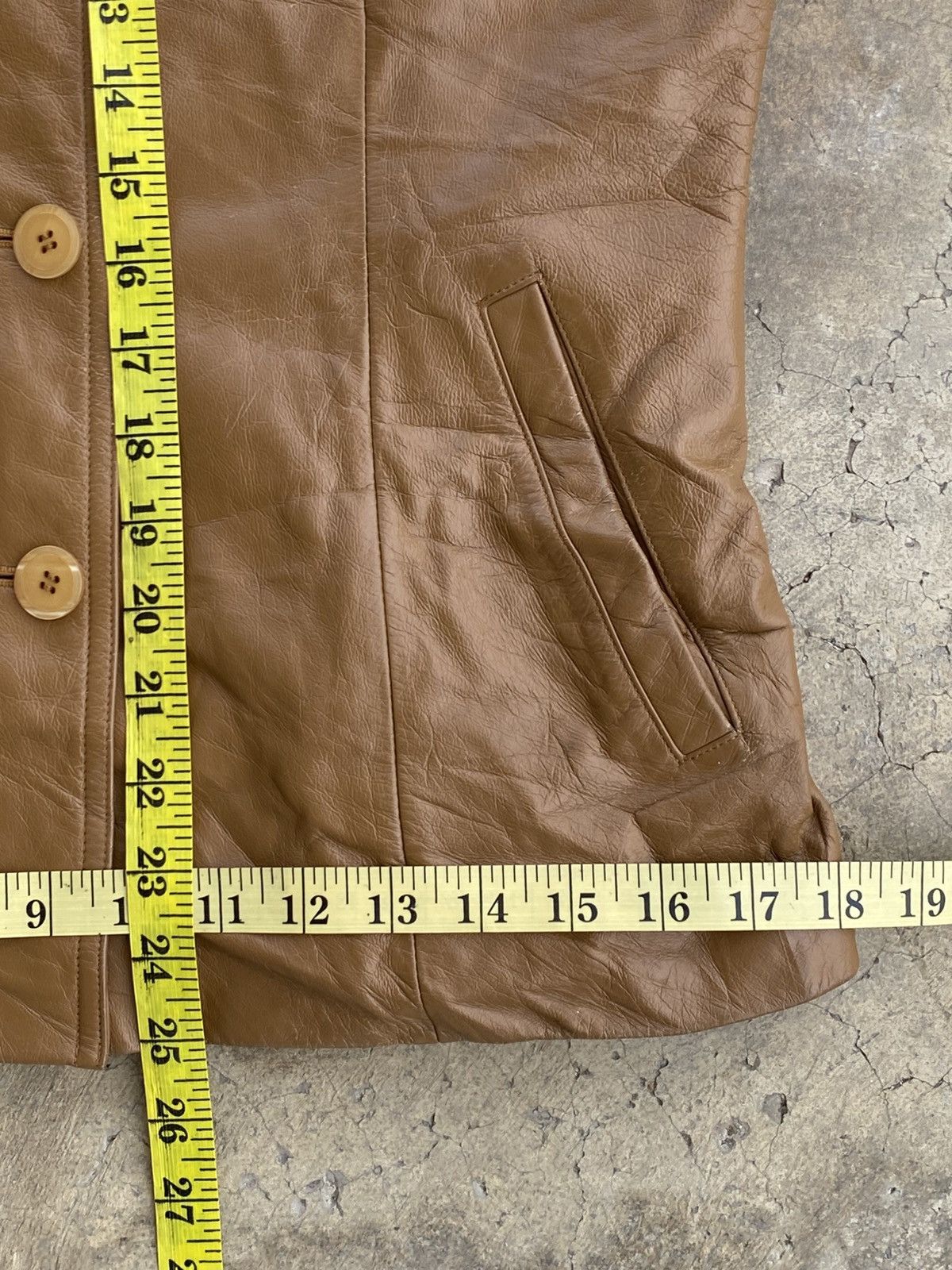 Jean Charles De Castelbajac Castelbajad Leather Blazer Jacket Size M / US 6-8 / IT 42-44 - 14 Thumbnail