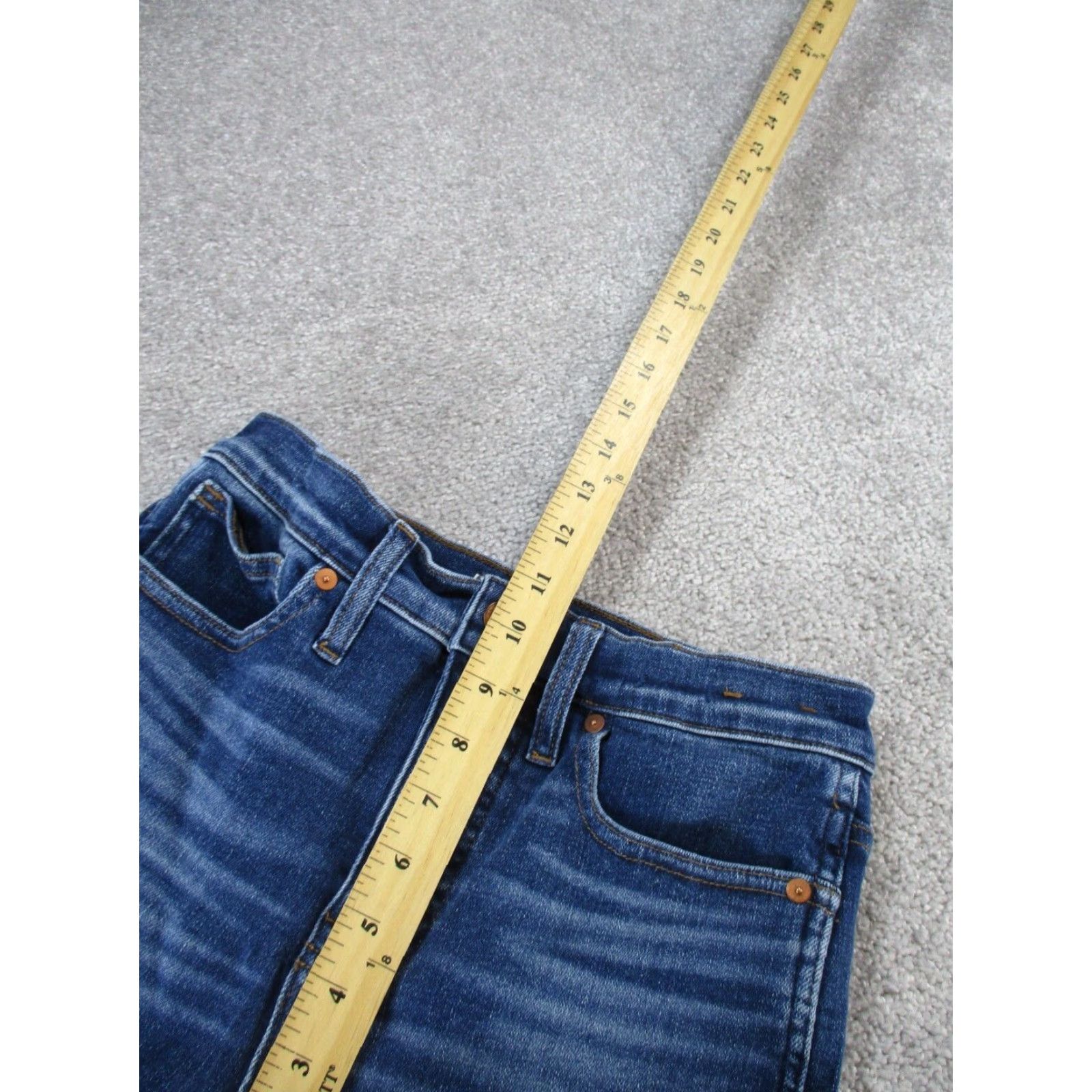 Madewell Madewell Jeans Womens 26 Stovepipe Dark Wash Denim Size 26" / US 2 / IT 38 - 6 Thumbnail