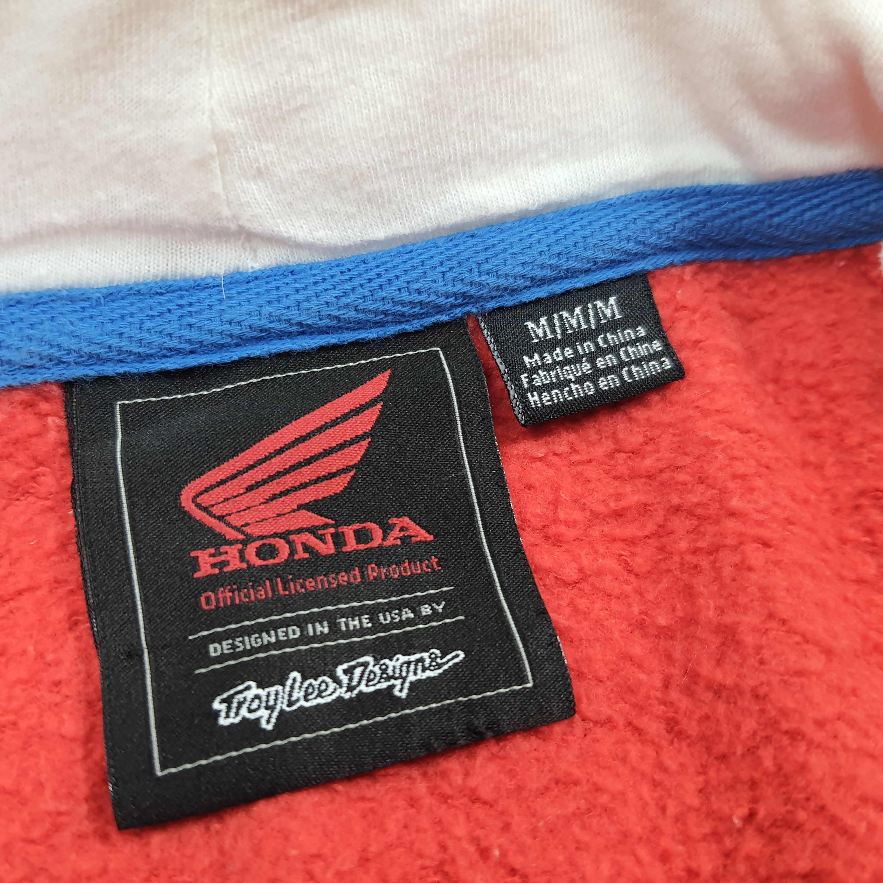 Honda × Vintage Vintage Honda Racing Japan Motorsports Zipper Hoodie Size US M / EU 48-50 / 2 - 7 Thumbnail