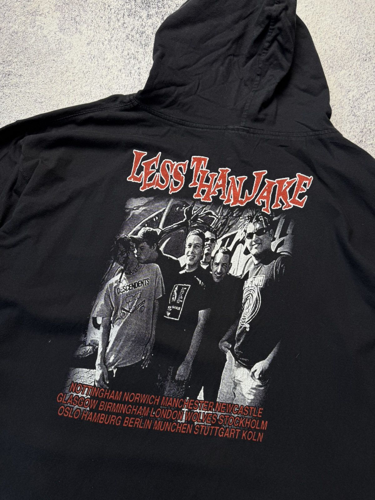 Vintage Less Than Jake Vintage Tour Hoodie 90 Ska Punk Band Merch Size US L / EU 52-54 / 3 - 21 Thumbnail