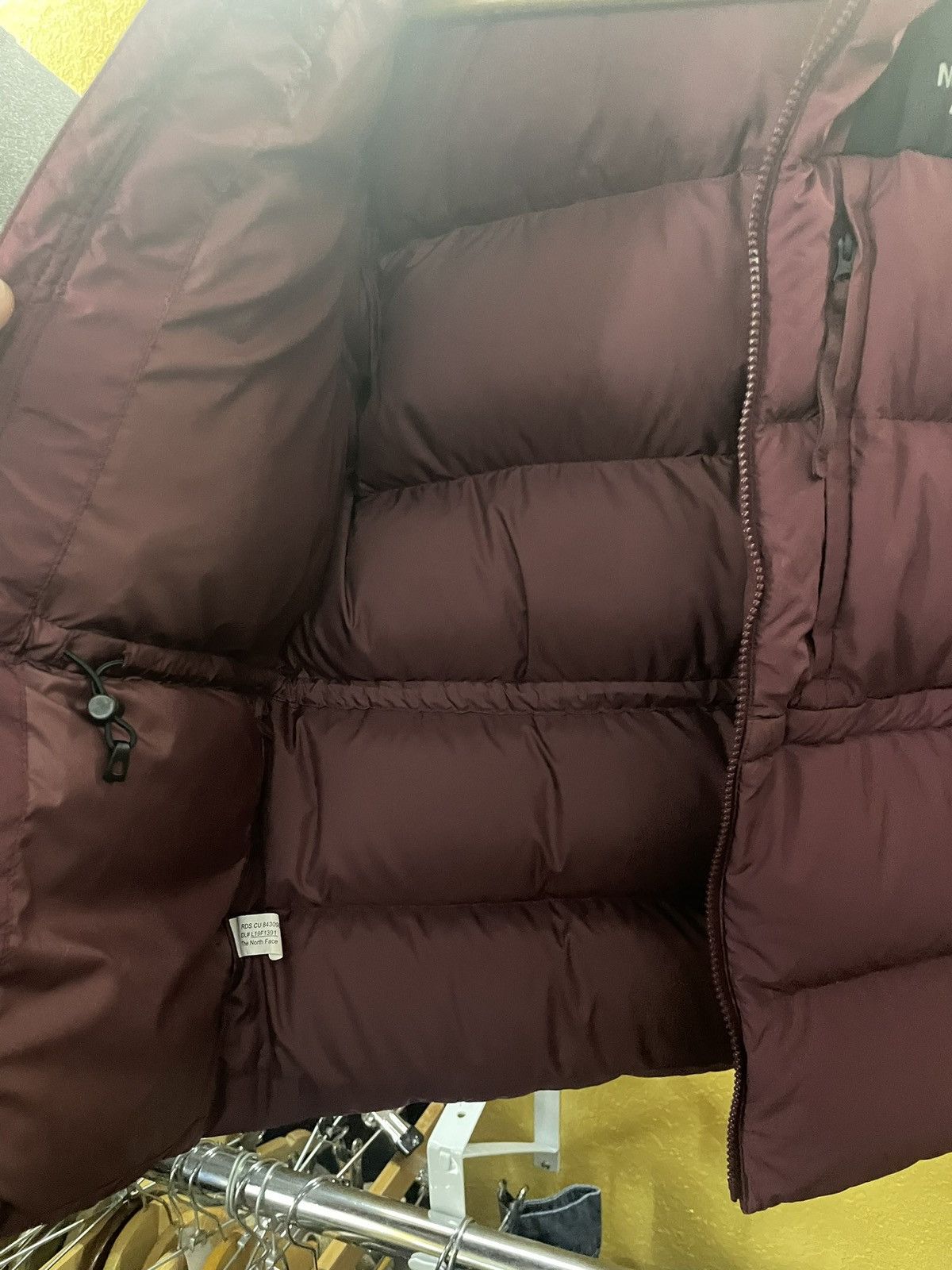 The North Face The North Face Small Burgundy 550 Hooded Puffer Jacket Size S / US 4 / IT 40 - 5 Thumbnail