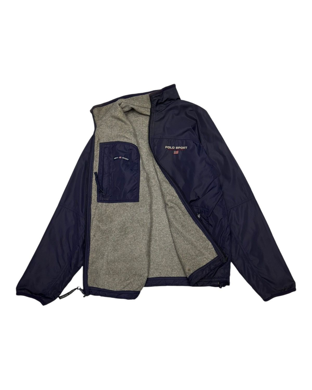 Polo Ralph Lauren 🔥POLO SPORT RALPH LAUREN HYBRID FLEECE NYLON REVERSIBLE Size US M / EU 48-50 / 2 - 2 Thumbnail