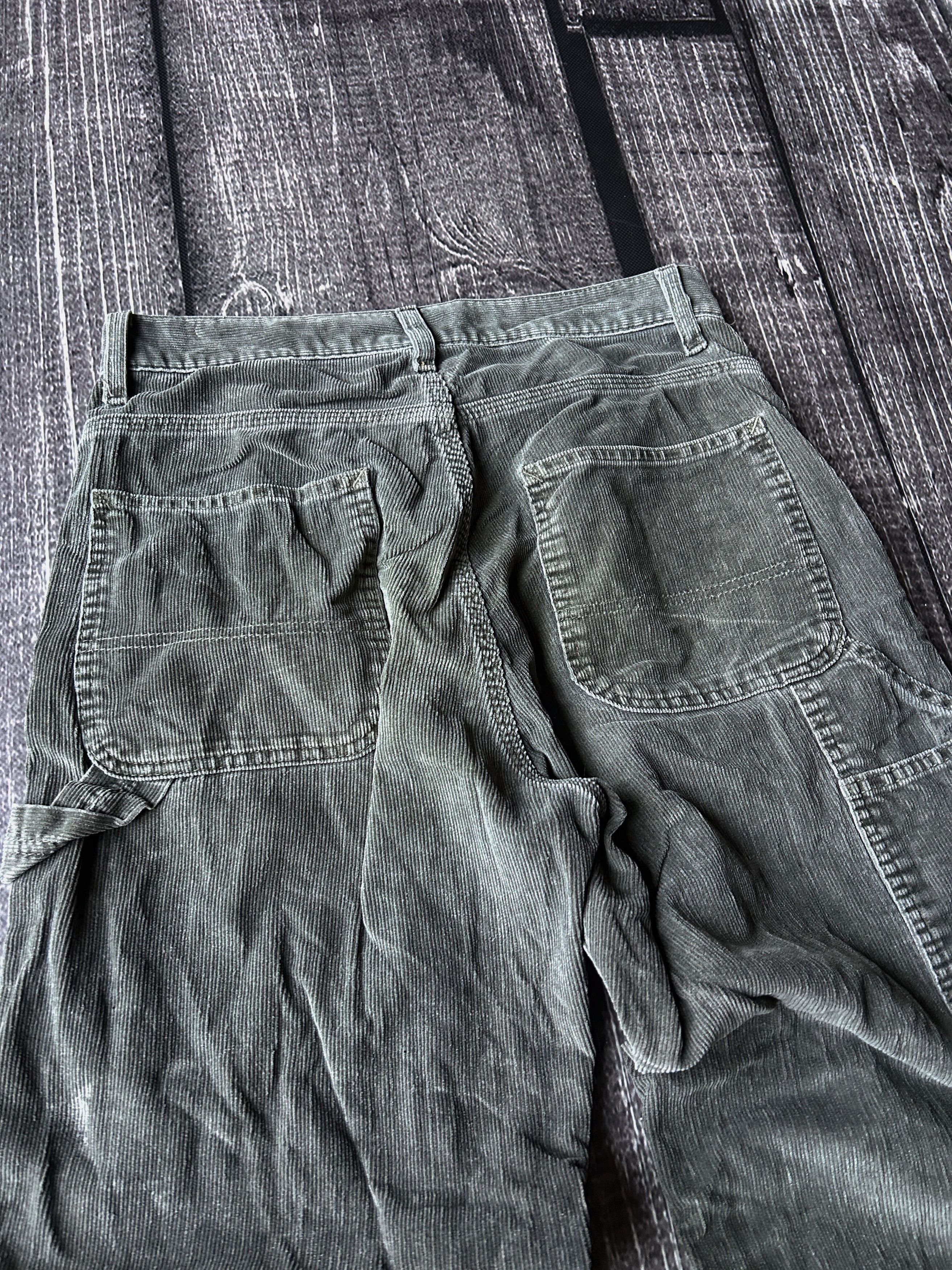 Japanese Brand VTG Baggy Rap SK8 JNCO Balenci Style Corduroy Jeans Y2K Size US 30 / EU 46 - 6 Thumbnail
