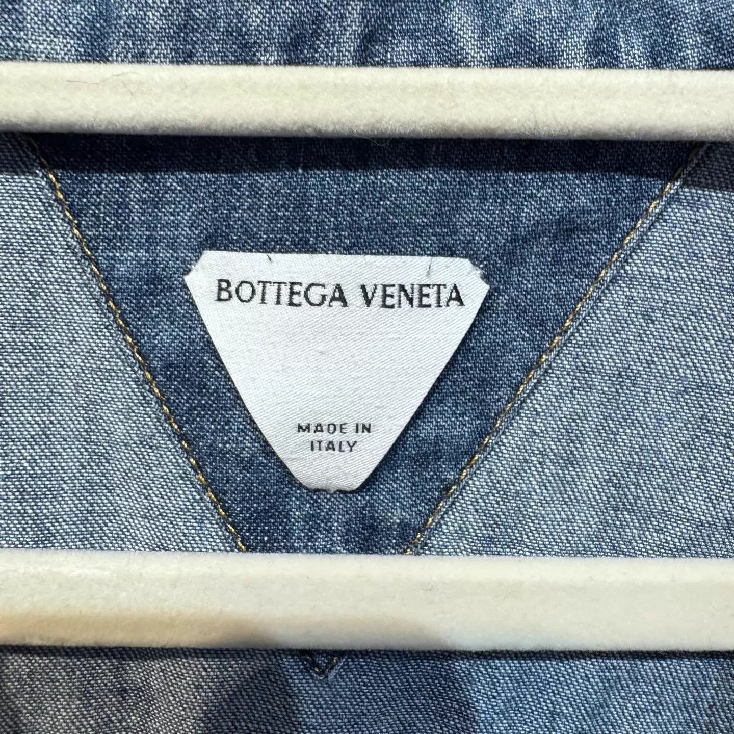 Bottega Veneta Bottega Veneta Washed Blue Denim Shirt 48 99 New Size US M / EU 48-50 / 2 - 5 Thumbnail