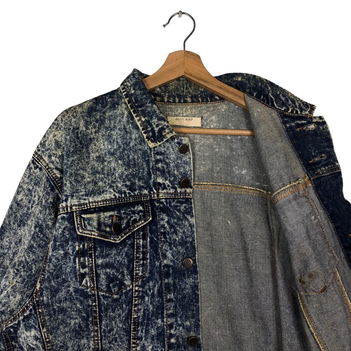 Japanese Brand 🔥90’s Vintage Denim Jacket Bomber Great Mind Japan Made Size US M / EU 48-50 / 2 - 9 Thumbnail