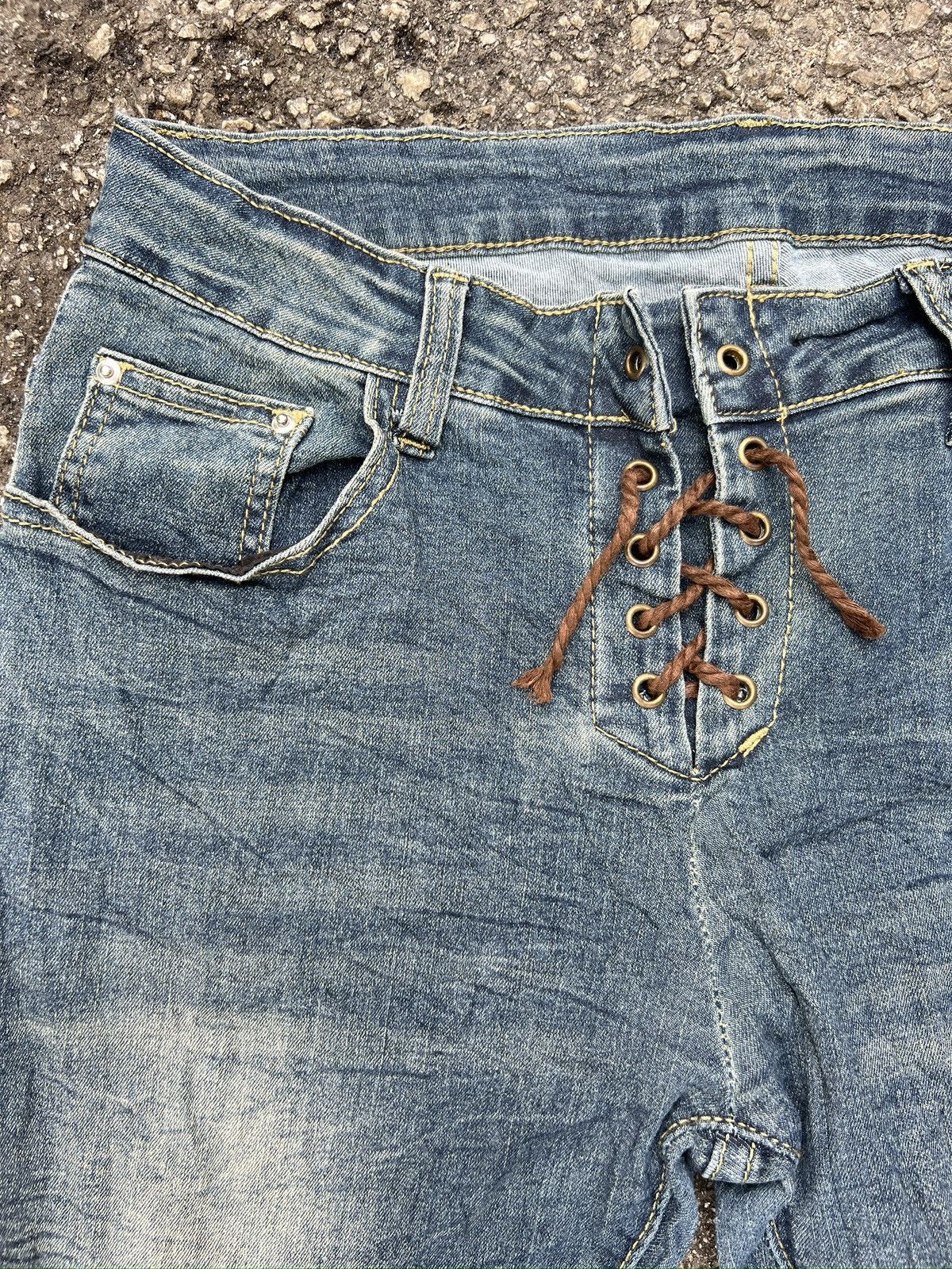 Tornado Mart 4. Romwe Japanese Brand Flare jeans Size 30" / US 8 / IT 44 - 3 Thumbnail
