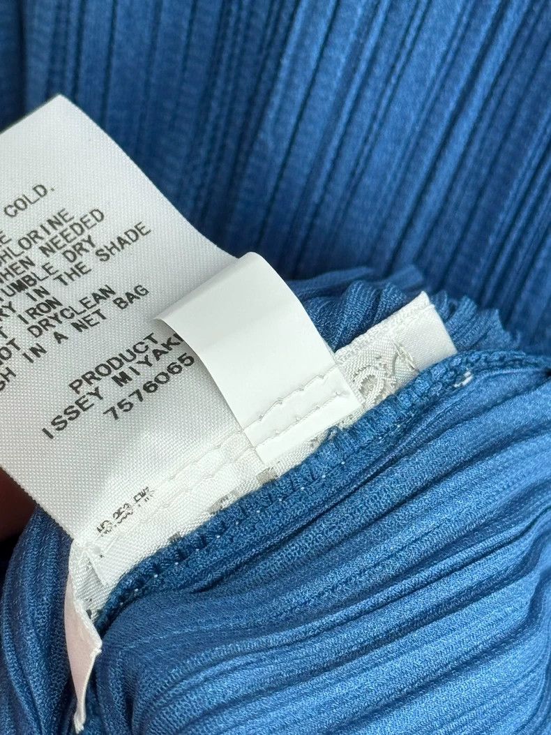 Issey Miyake Issey Miyake Blue pleated vest Size L / US 10 / IT 46 - 4 Thumbnail
