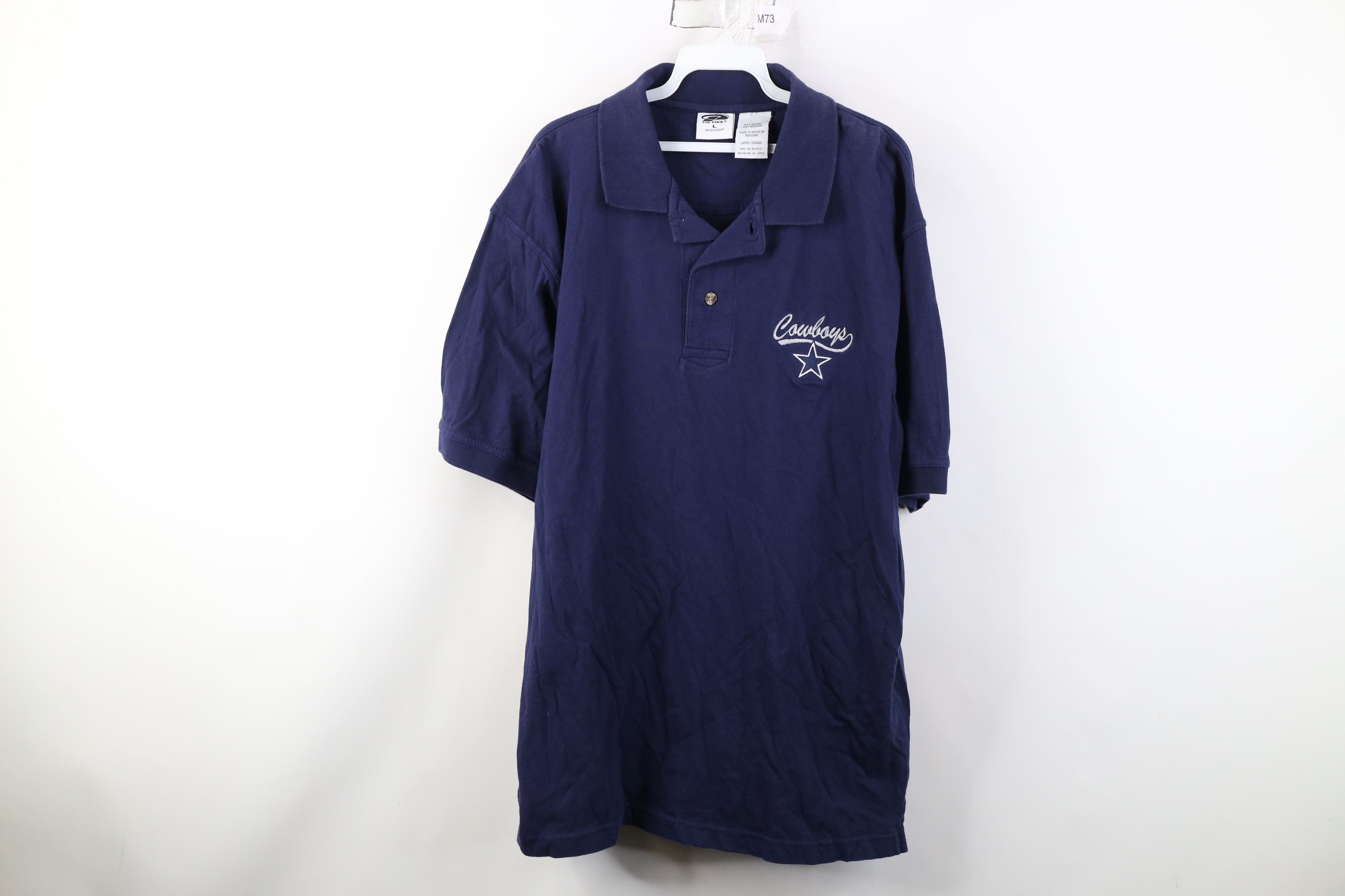 Vintage Vintage Y2K 2000 NFL Dallas Cowboys Football Golf Polo Shirt Size US L / EU 52-54 / 3 - 1 Thumbnail