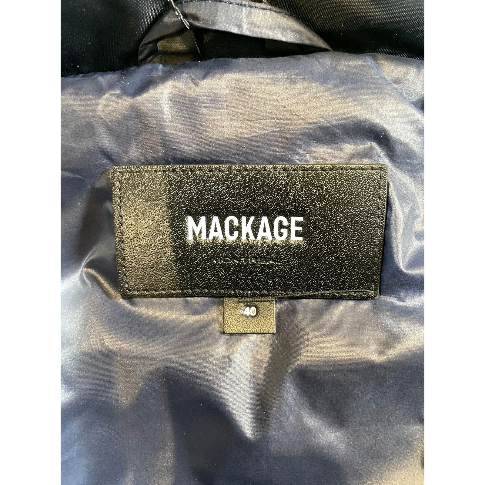 Mackage Mackage Navy Denim Puffer Jacket Size US M / EU 48-50 / 2 - 7 Thumbnail
