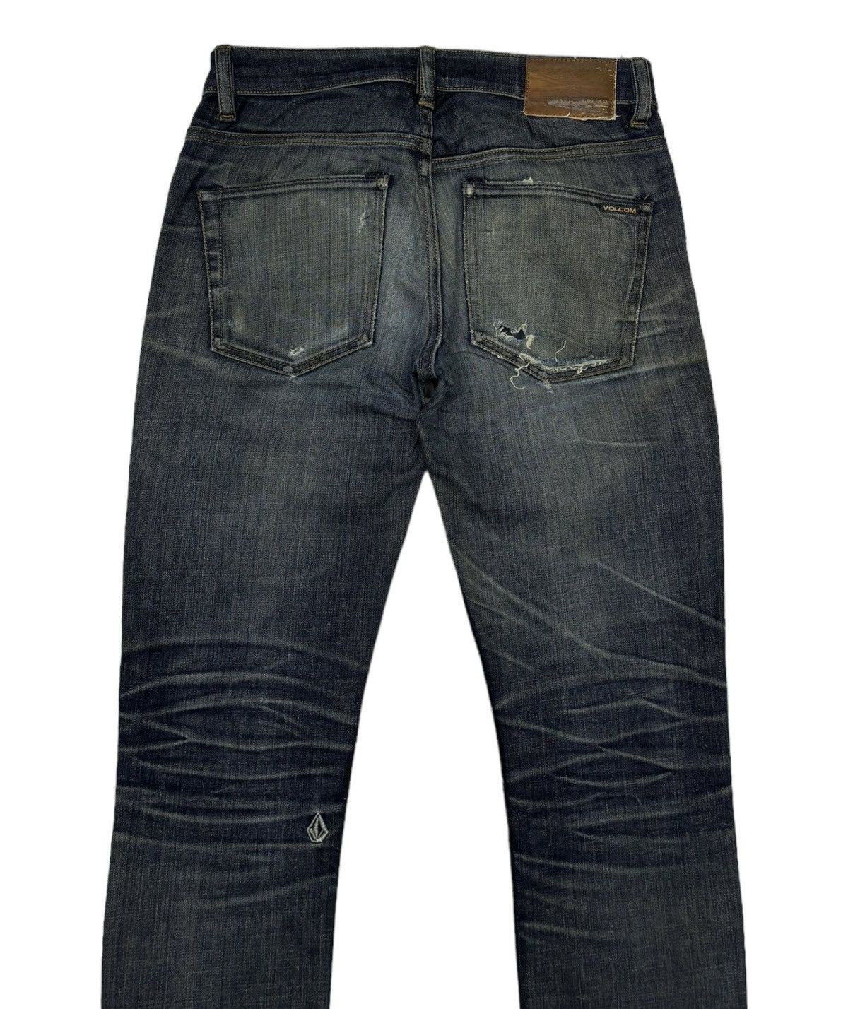 Affliction × Vintage × Volcom 🔥VINTAGE VOLCOM MODERN TAPERER DISTRESS DENIM JEANS Size US 28 / EU 44 - 6 Thumbnail