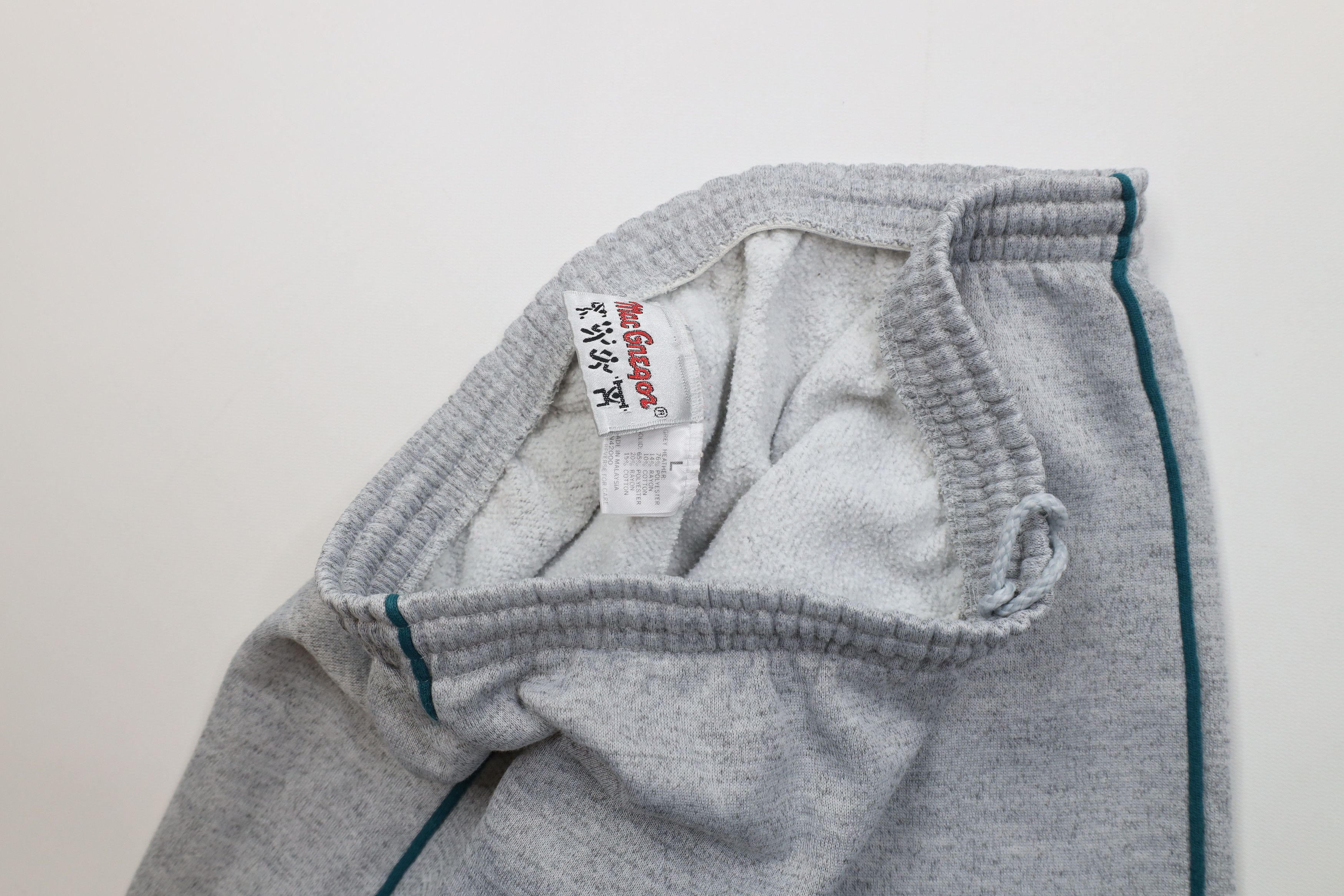 Vintage Vintage 90s Streetwear Wide Leg Sweatpants Pants Gray Size US 36 / EU 52 - 8 Thumbnail