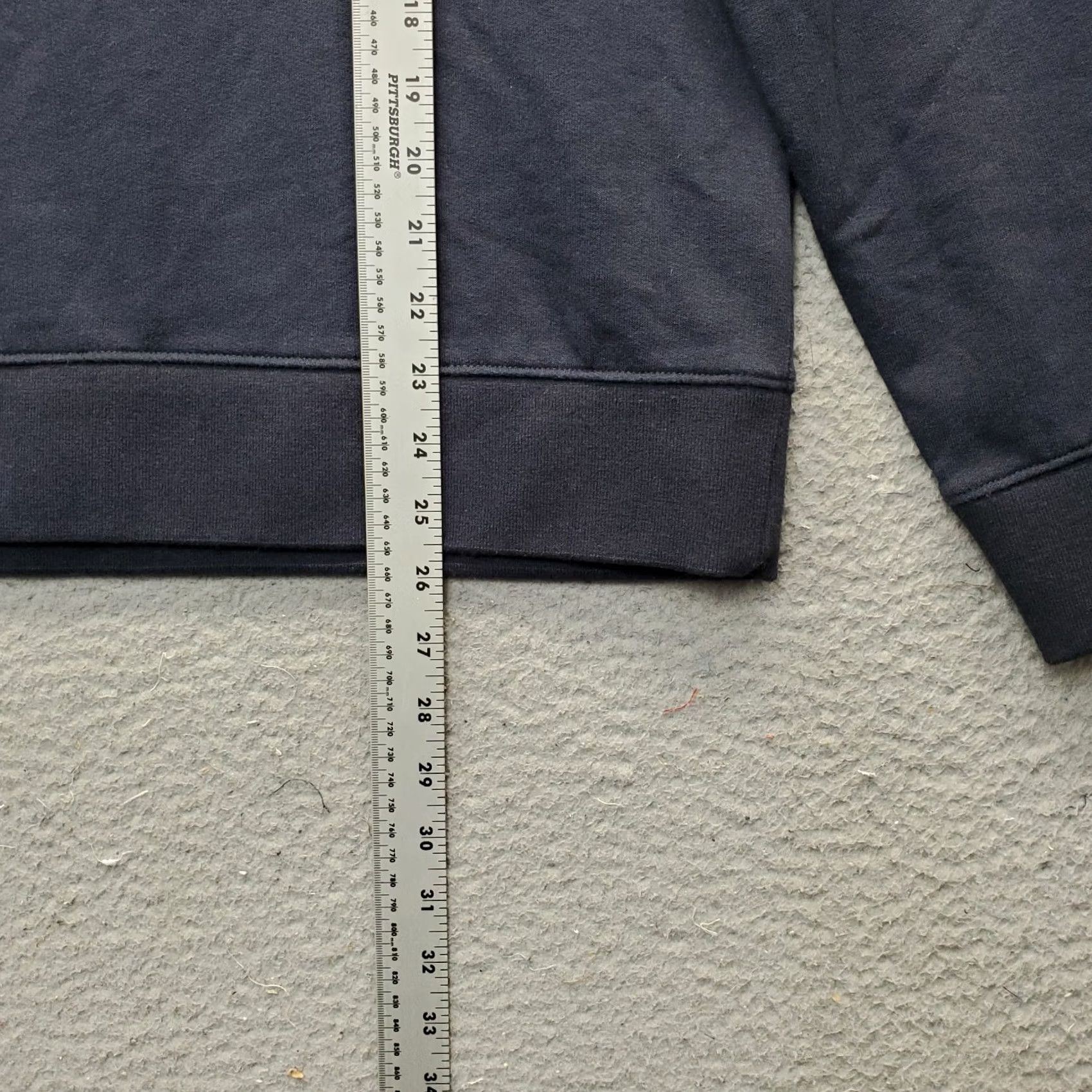 UNTUCKit UNTUCKit Sweatshirt Men Medium Black Regular Fit Mock Neck Elastic Cuff Hem Shirt Size US M / EU 48-50 / 2 - 4 Thumbnail