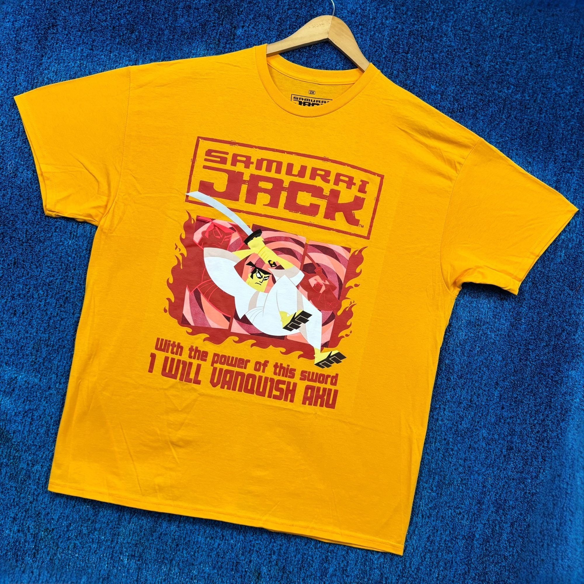 Cartoon Network Samurai Jack I Will Vanquish Aku Cartoon Network Show Tee 2X Size US XXL / EU 58 / 5 - 3 Thumbnail