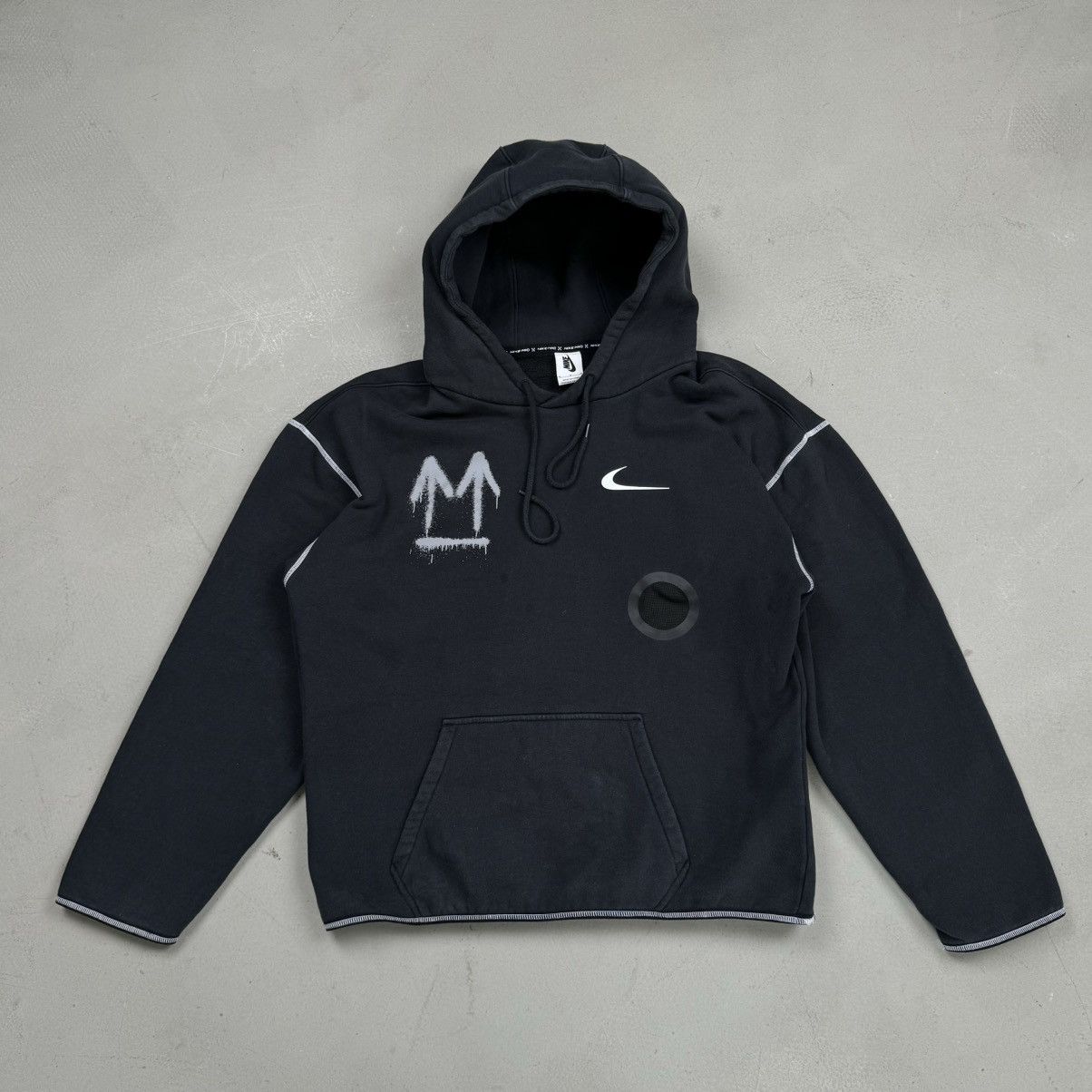 Off-white x nike hoodie black 2020 best sale