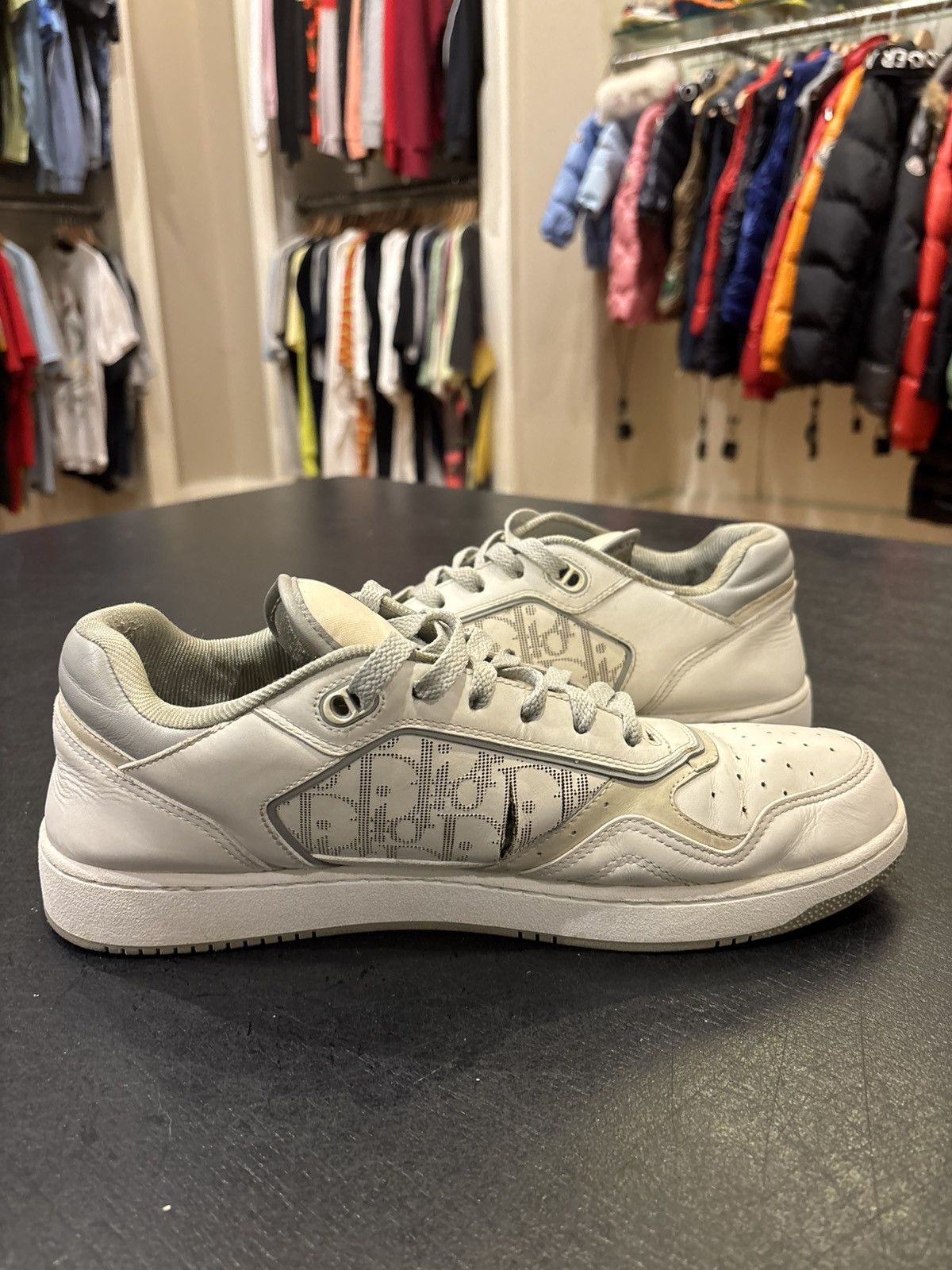 Dior Dior B27 Low White/Grey Size US 13 / EU 46 - 4 Thumbnail