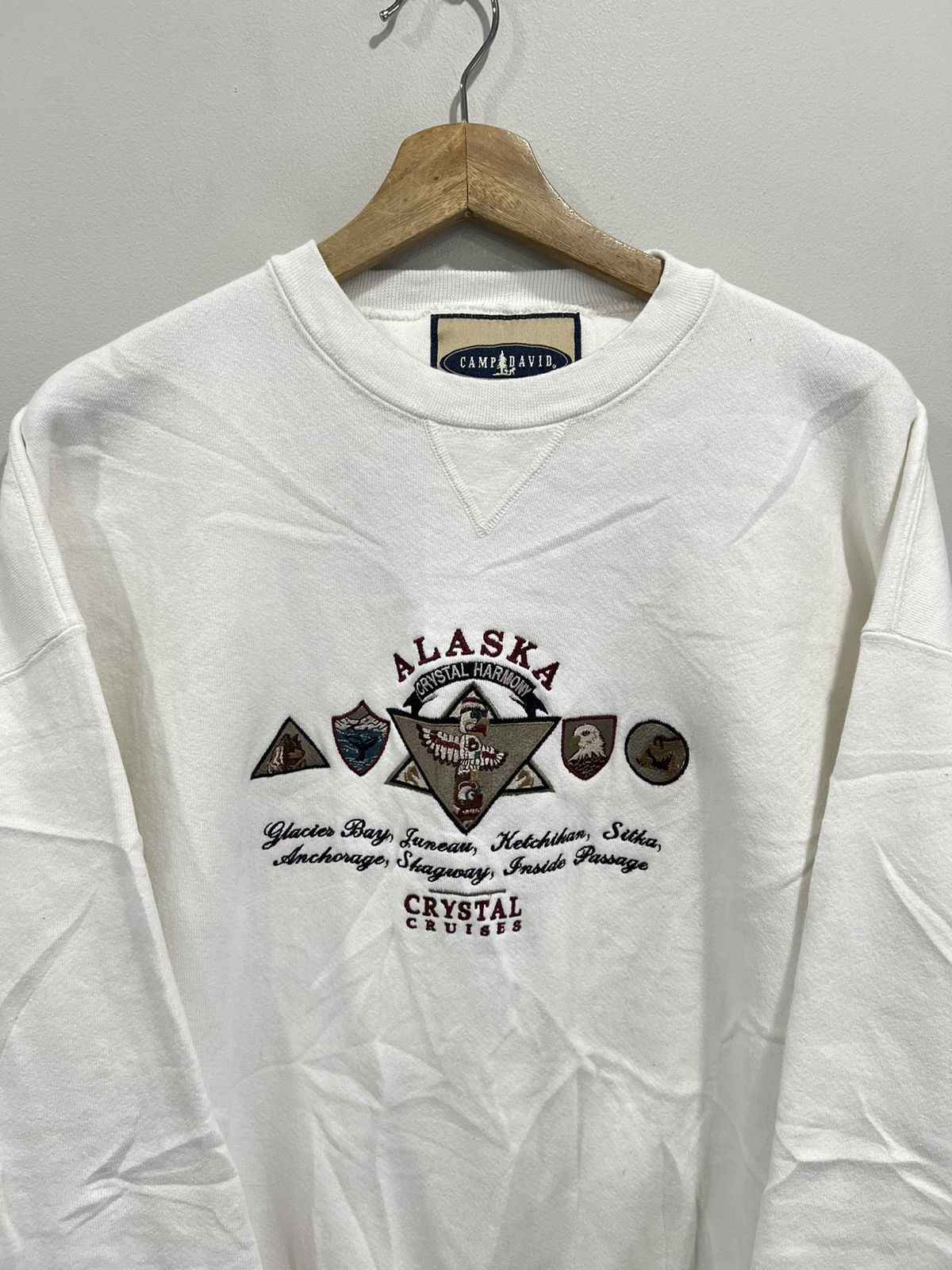 Japanese Brand Vintage Alaska Location Sweater Sweatshirt crewneck Size US XL / EU 56 / 4 - 2 Thumbnail
