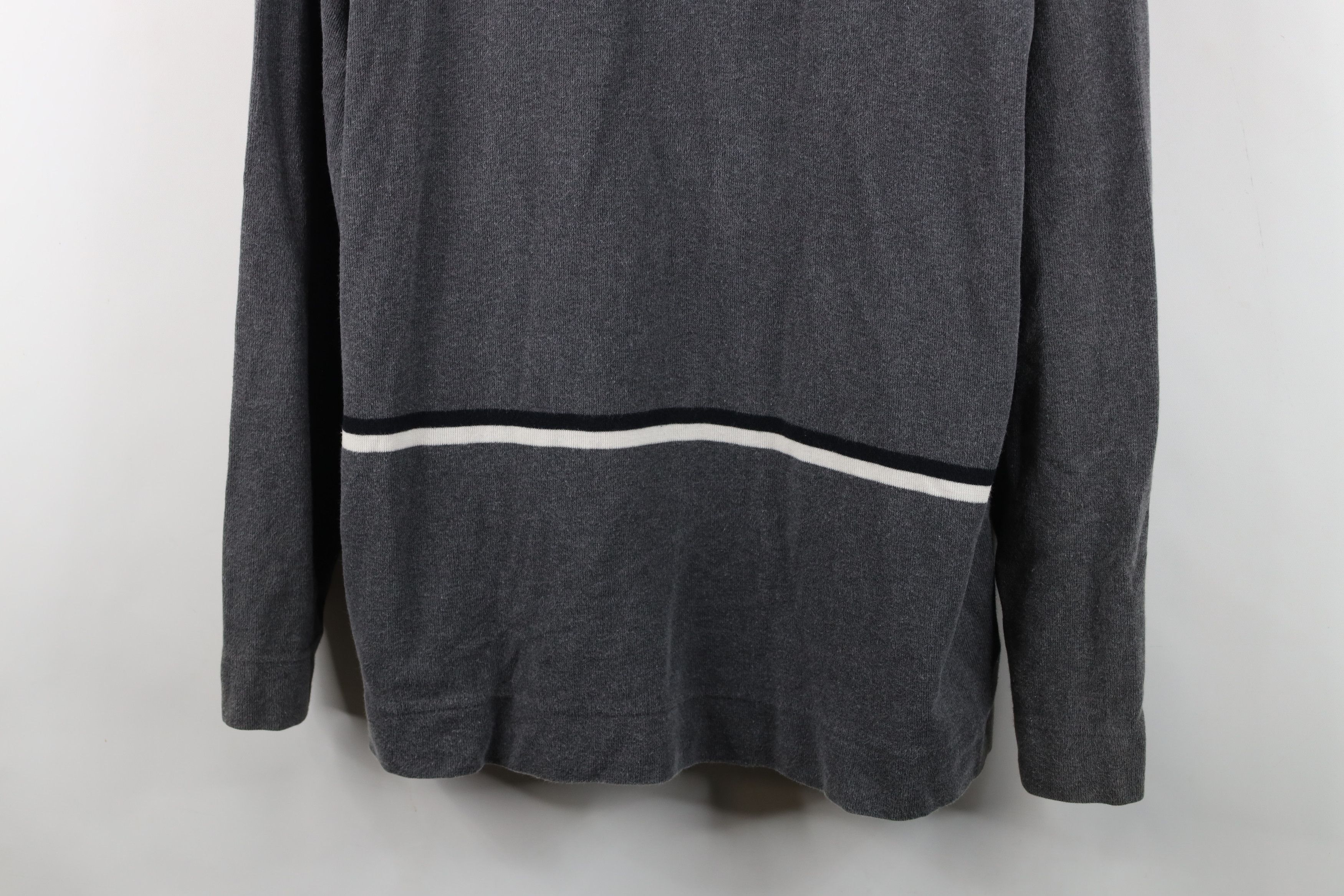 Nautica Vintage 90s Nautica Heavy Ribbed Knit Long Sleeve Rugby Polo Size US L / EU 52-54 / 3 - 3 Thumbnail
